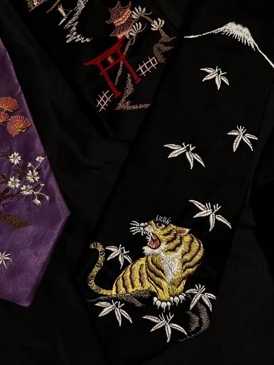 Yohji Yamamoto yohji yamamoto 2004 tiger motif tie Size ONE SIZE - 5 Thumbnail