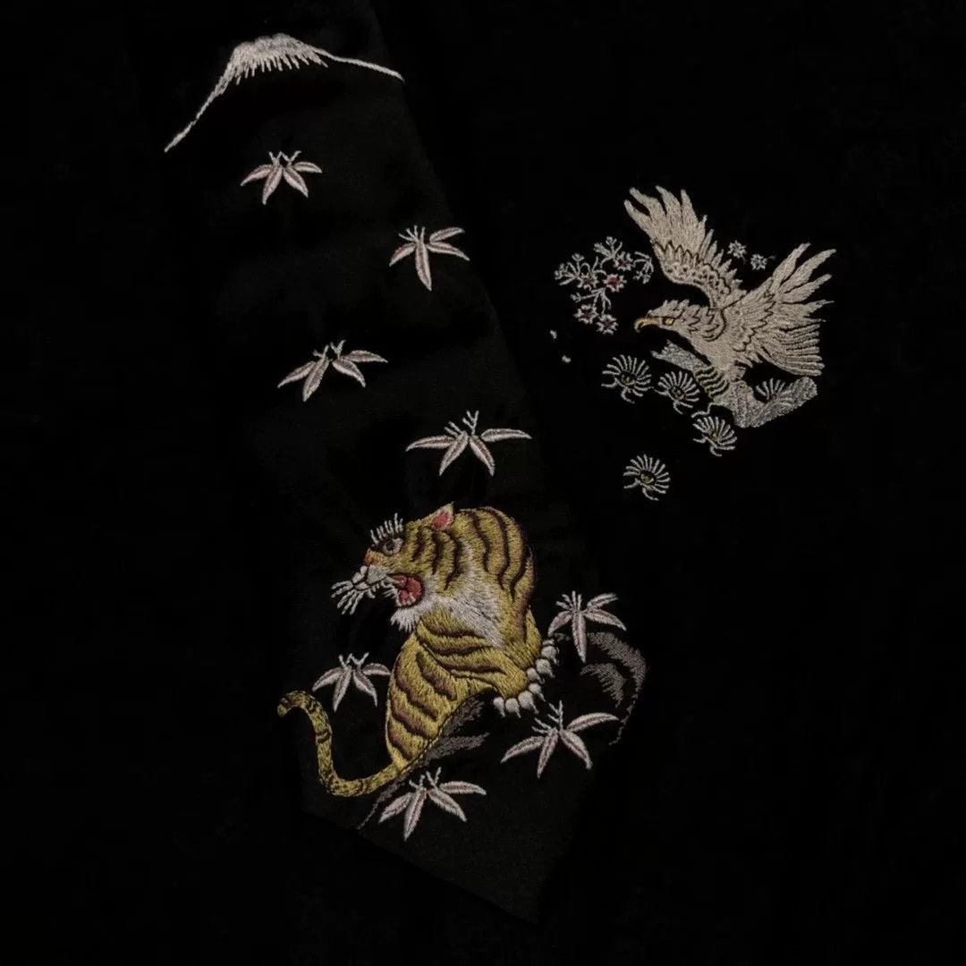 Yohji Yamamoto yohji yamamoto 2004 tiger motif tie Size ONE SIZE - 4 Thumbnail