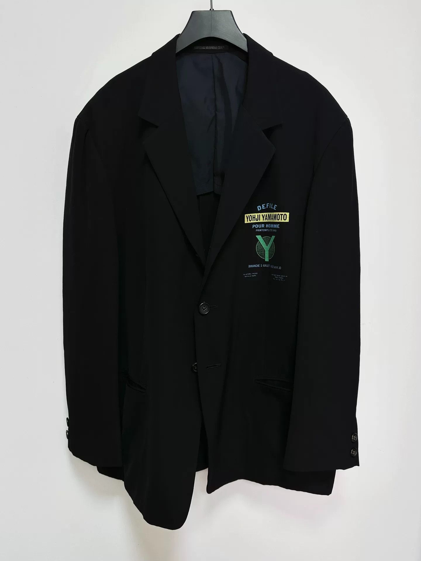Yohji Yamamoto yohji yamamoto black oversized show jacket Size US S / EU 44-46 / 1 - 3 Thumbnail