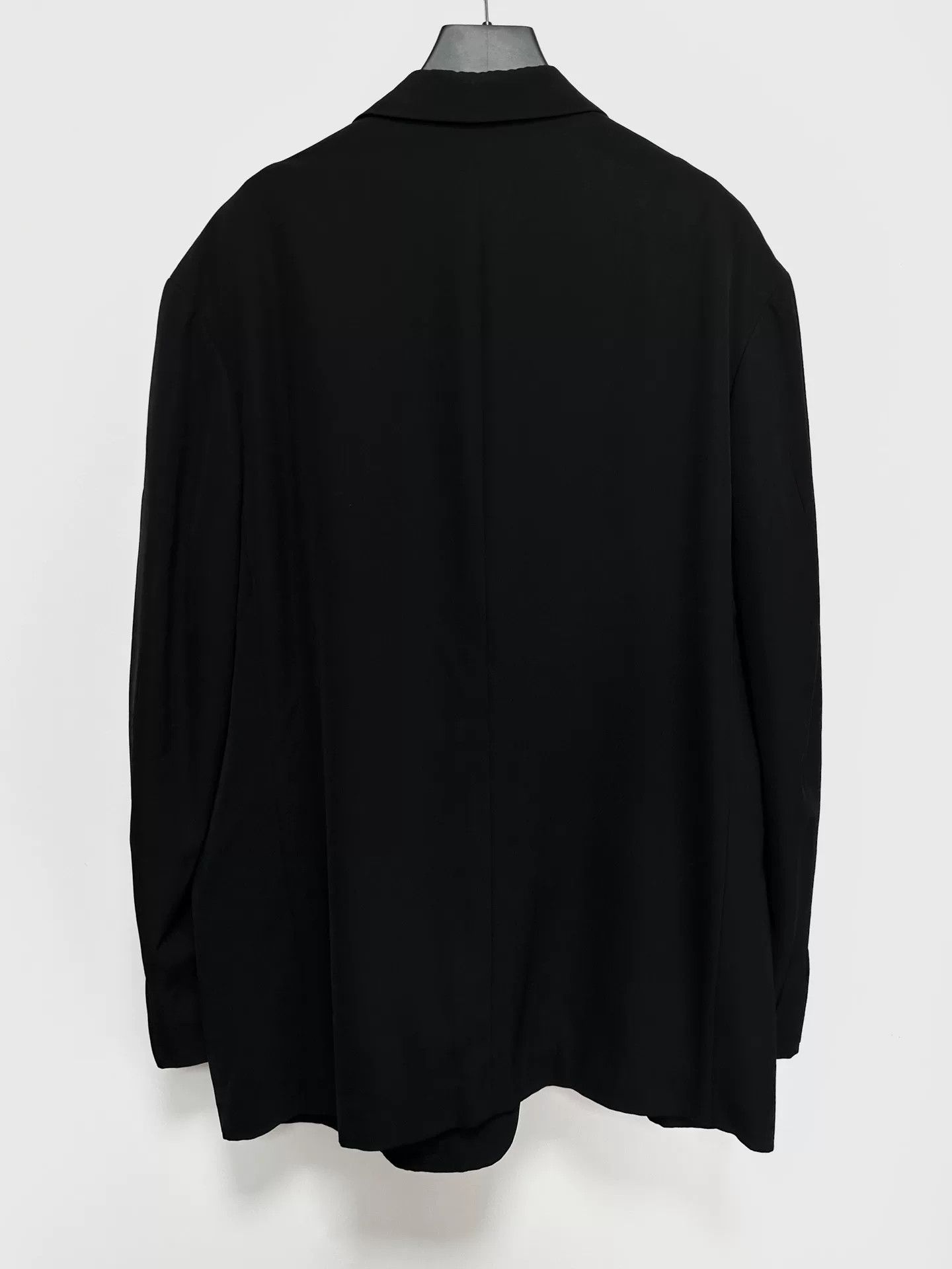 Yohji Yamamoto yohji yamamoto black oversized show jacket Size US S / EU 44-46 / 1 - 2 Thumbnail