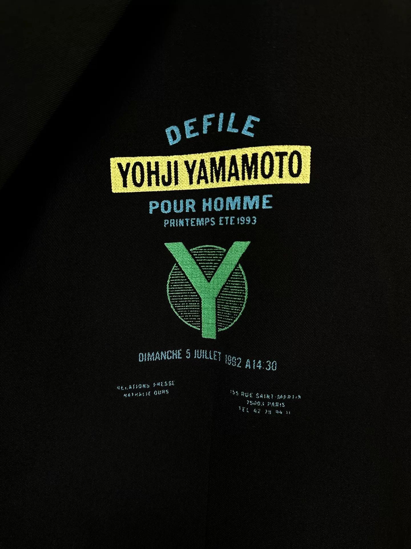 Yohji Yamamoto yohji yamamoto black oversized show jacket Size US S / EU 44-46 / 1 - 5 Thumbnail