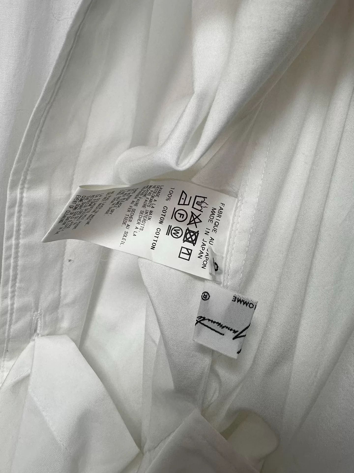 Yohji Yamamoto Yohji Yamamoto Long Sleeve Artistic Shirt Size US S / EU 44-46 / 1 - 5 Thumbnail