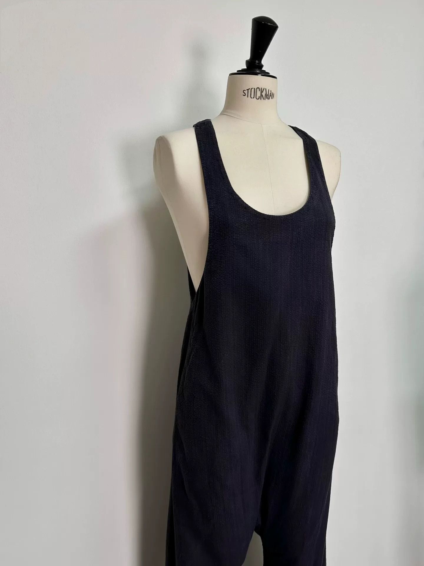 Layer-0 handmade antique cotton overalls in deep purple Size 40" / US 18 - 2 Thumbnail