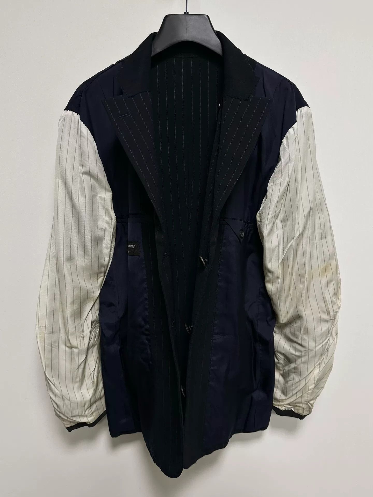 Comme des Garcons comme des garcons 93aw striped jacket Size US S / EU 44-46 / 1 - 2 Thumbnail
