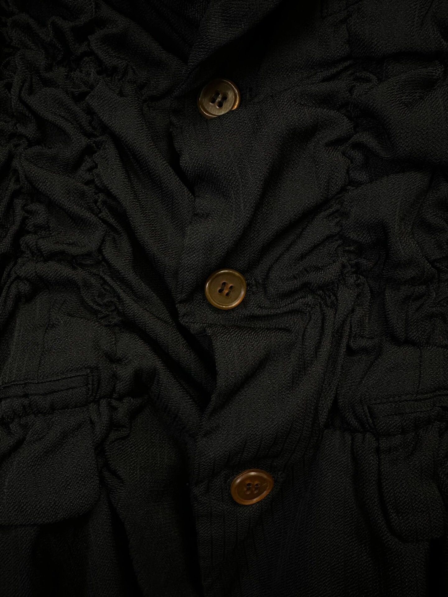 Comme des Garcons comme des garcons black ruffled jacket Size US S / EU 44-46 / 1 - 5 Thumbnail