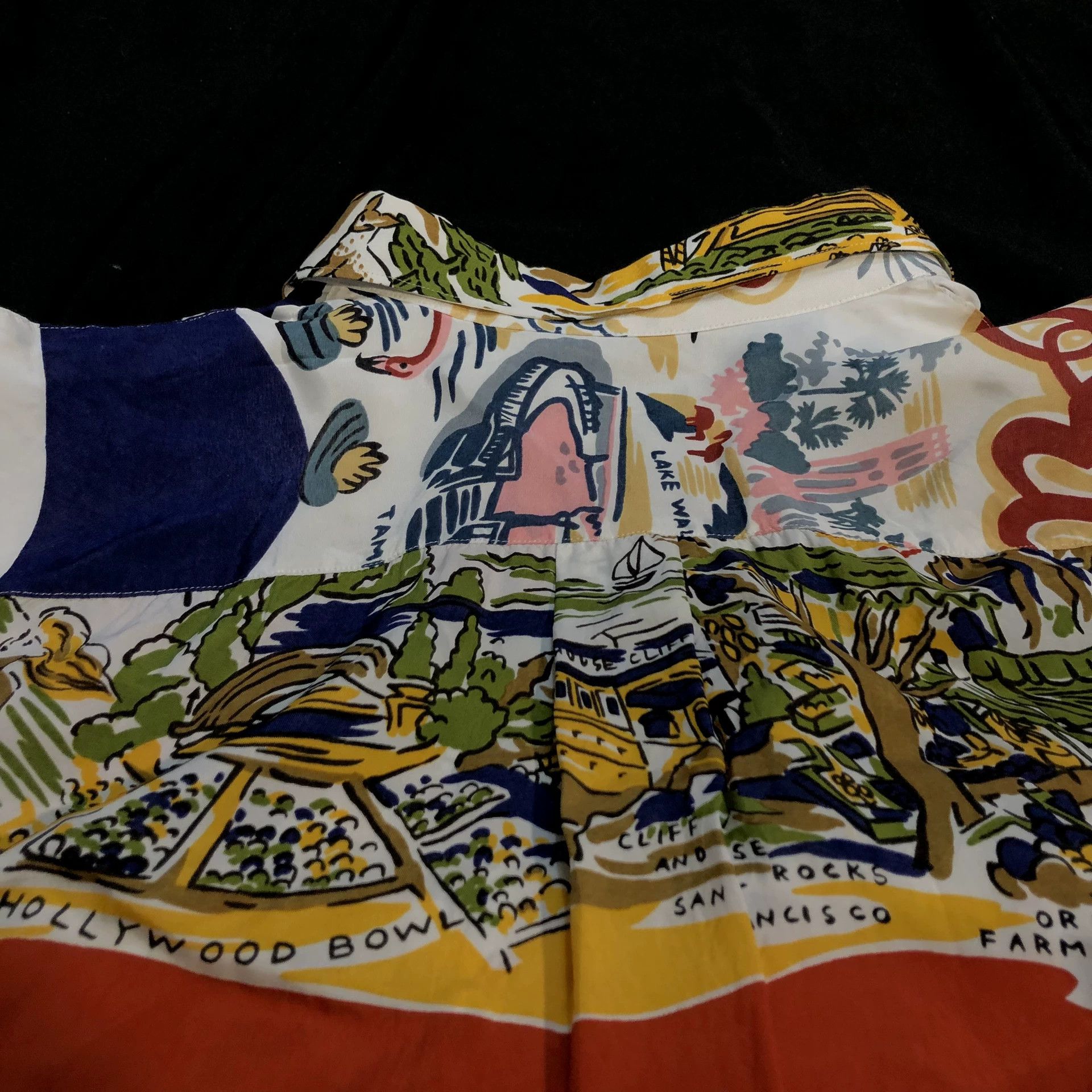 Comme des Garcons comme des garcons vintage silk map shirt Size US L / EU 52-54 / 3 - 4 Thumbnail