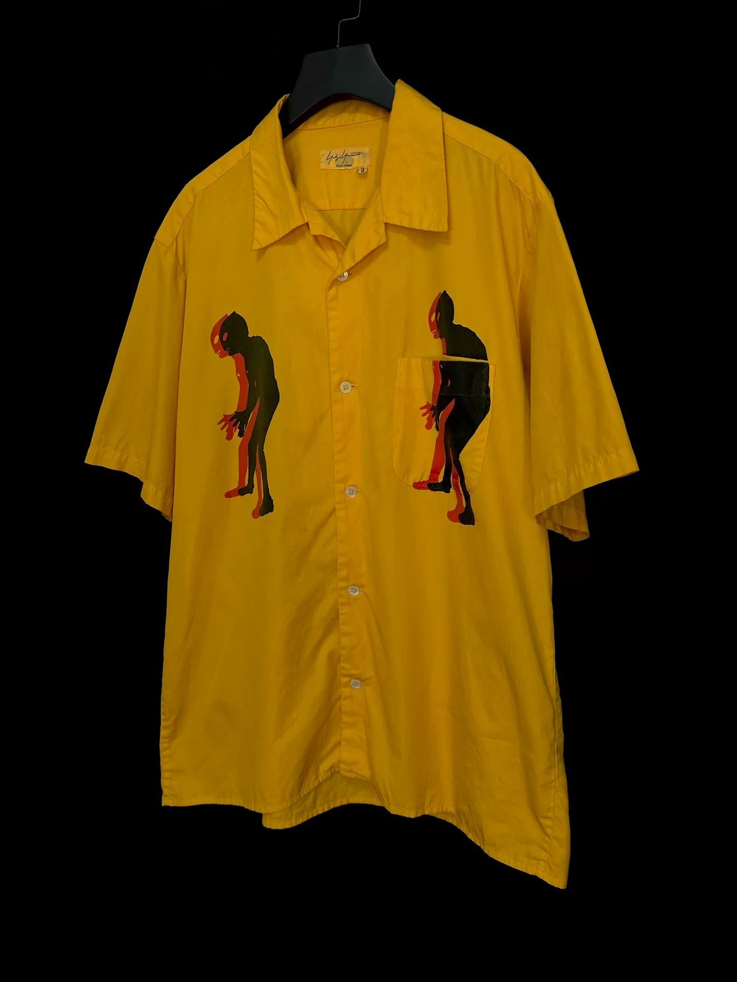 Yohji Yamamoto vintage yohji yamamoto graphic short sleeve shirt Size US L / EU 52-54 / 3 - 2 Thumbnail
