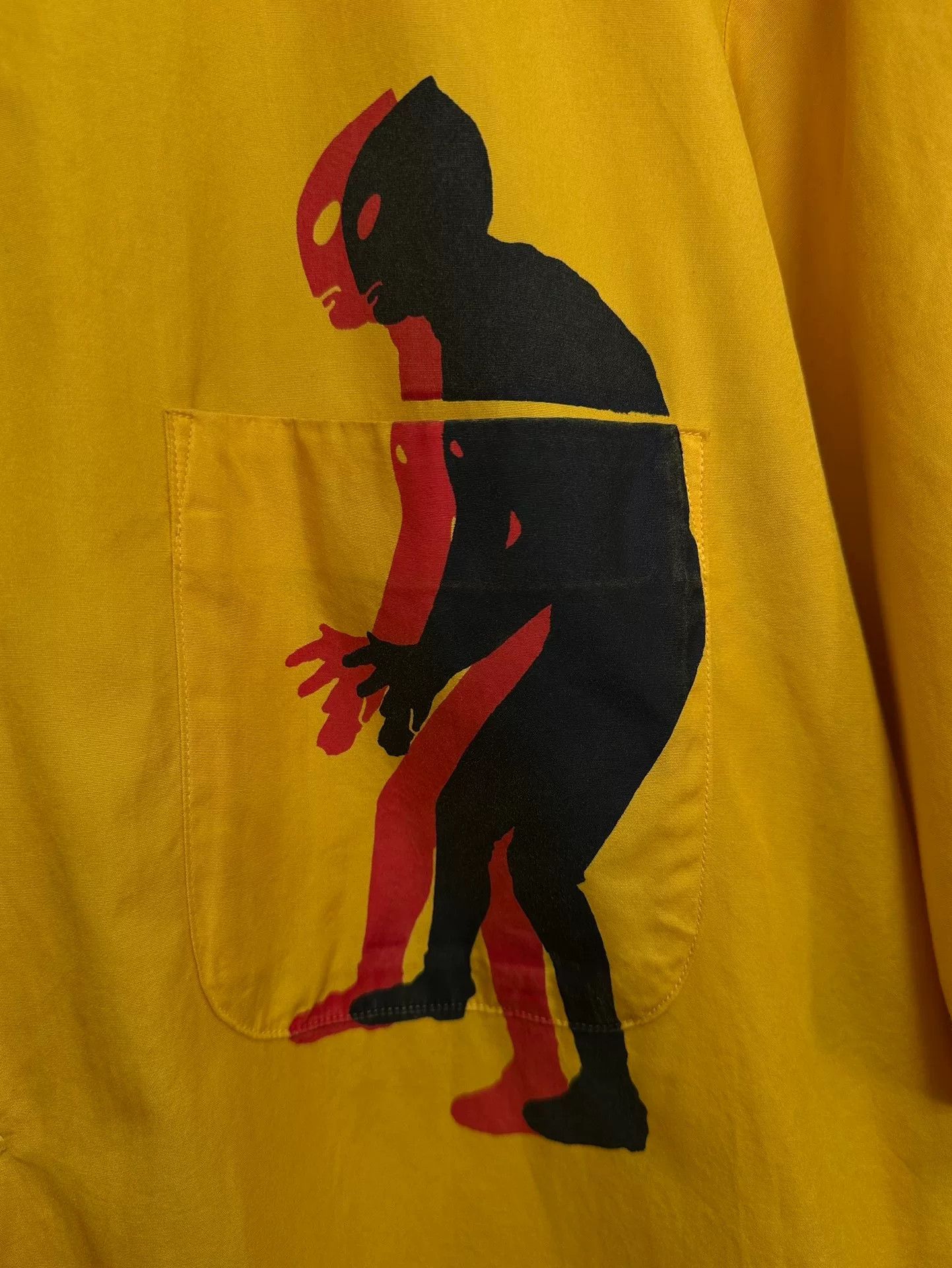 Yohji Yamamoto vintage yohji yamamoto graphic short sleeve shirt Size US L / EU 52-54 / 3 - 4 Thumbnail