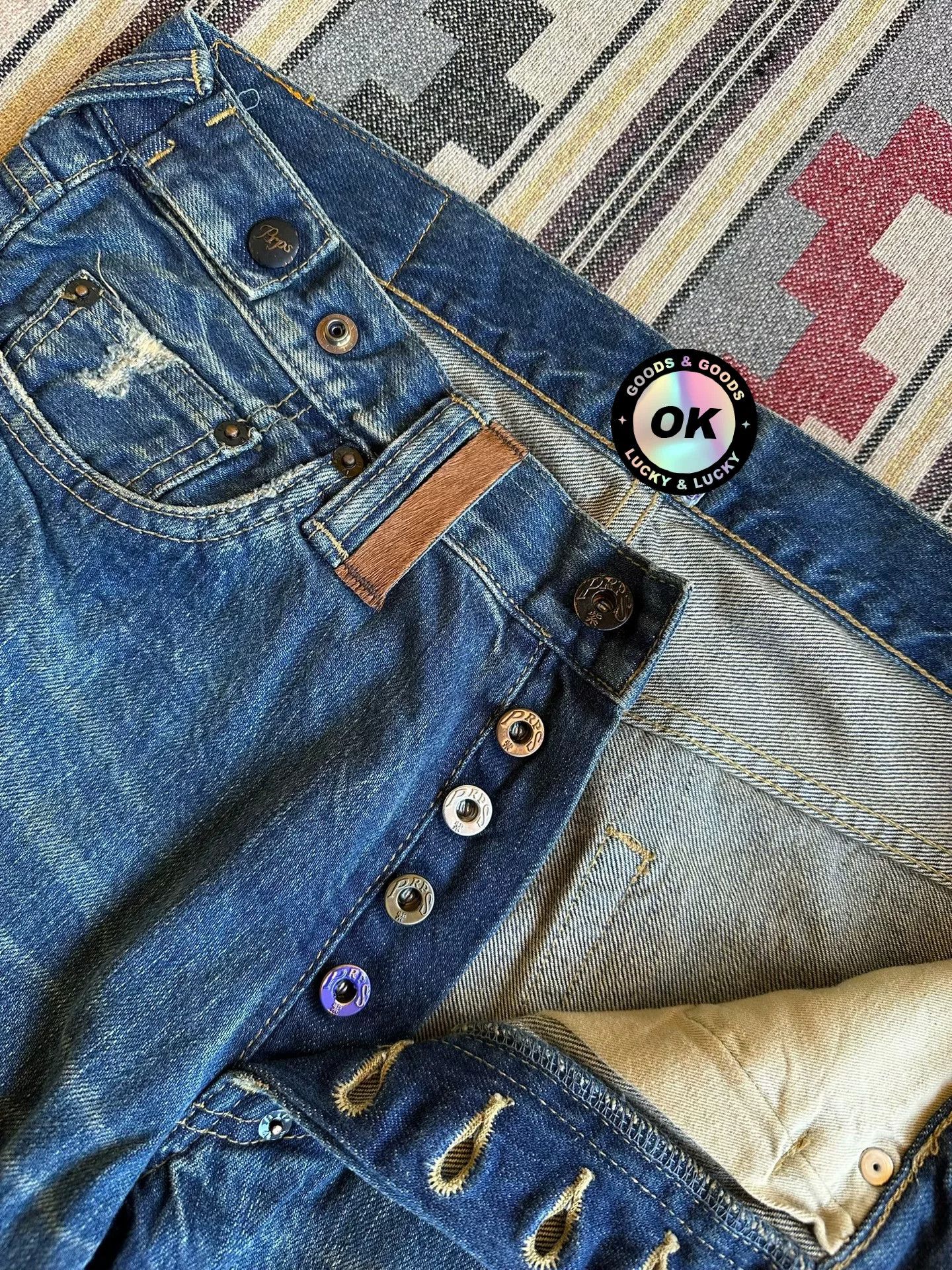 Prps prps distressed vintage wash jeans size 30 Size US 30 / EU 46 - 4 Thumbnail