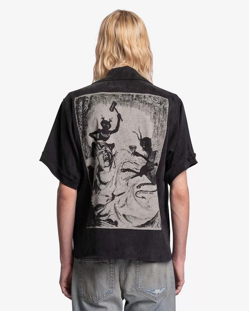 Enfants Riches Deprimes black and white graphic short sleeve shirt Size US S / EU 44-46 / 1 - 2 Thumbnail