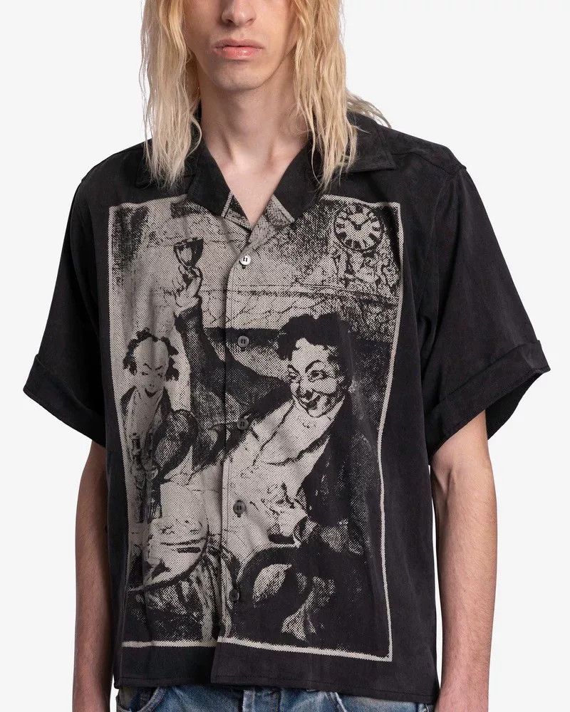 Enfants Riches Deprimes black and white graphic short sleeve shirt Size US S / EU 44-46 / 1 - 5 Thumbnail