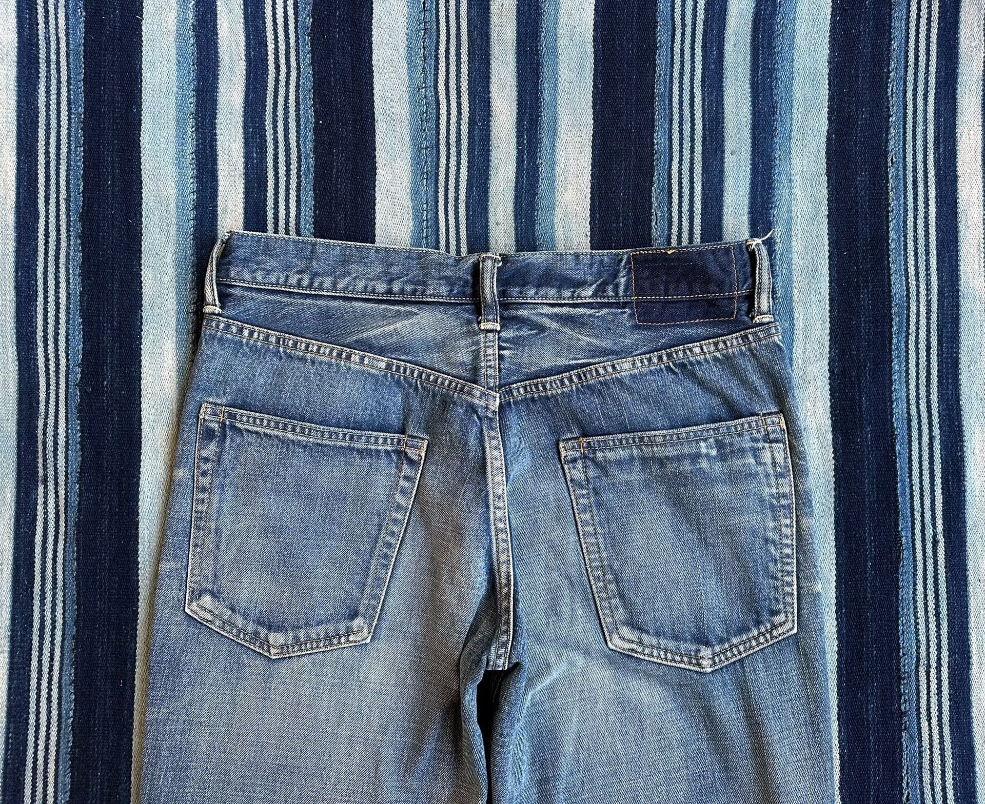 Visvim visvim social sculpture cross denim pants Size US 32 / EU 48 - 6 Thumbnail