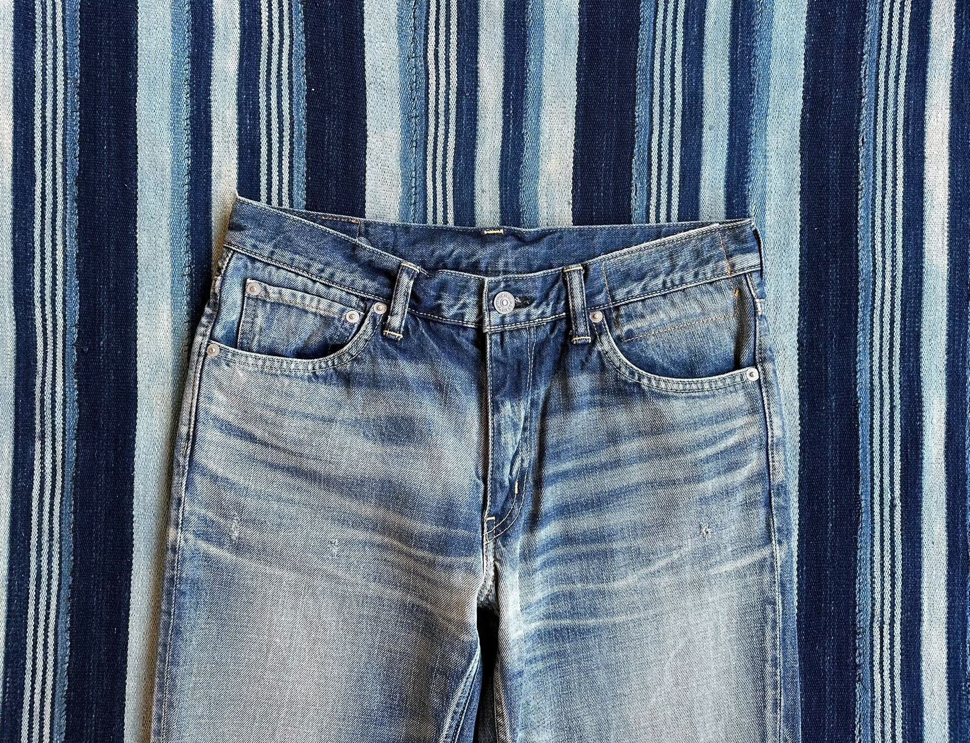 Visvim visvim social sculpture cross denim pants Size US 32 / EU 48 - 3 Thumbnail