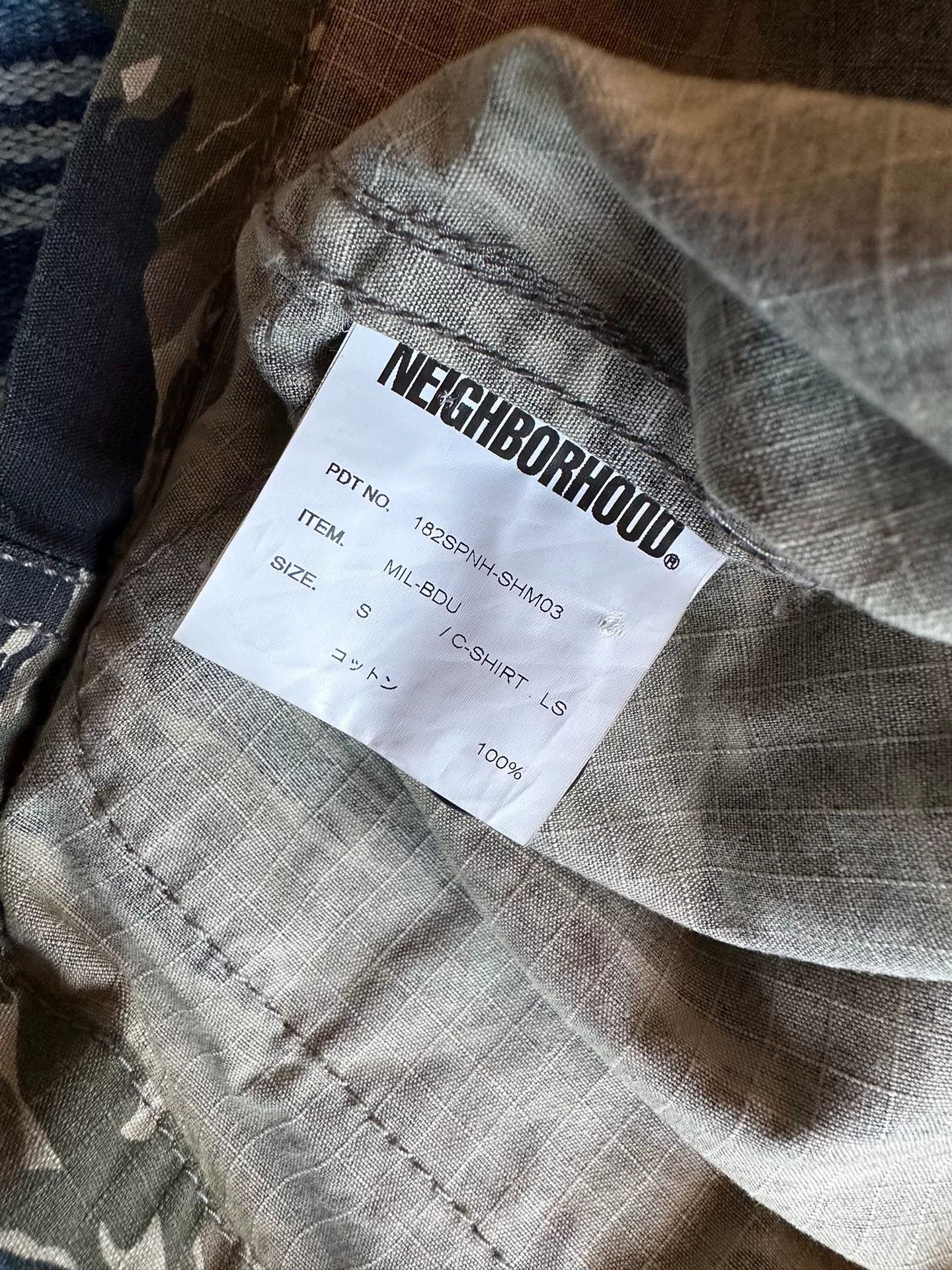 Neighborhood neighborhood military style camouflage jacket shirt Size US S / EU 44-46 / 1 - 7 Thumbnail