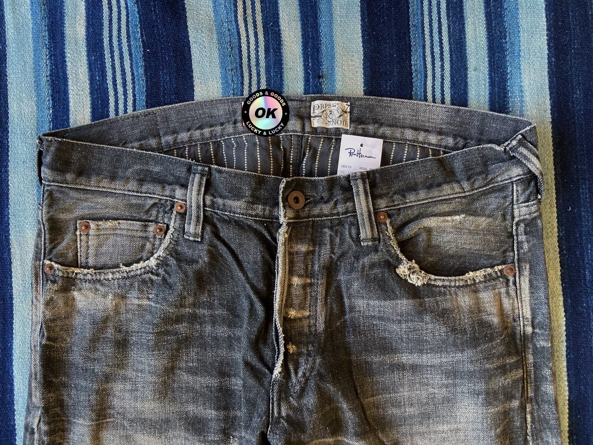 Prps prps noir barracuda jeans size w34 Size US 34 / EU 50 - 3 Thumbnail