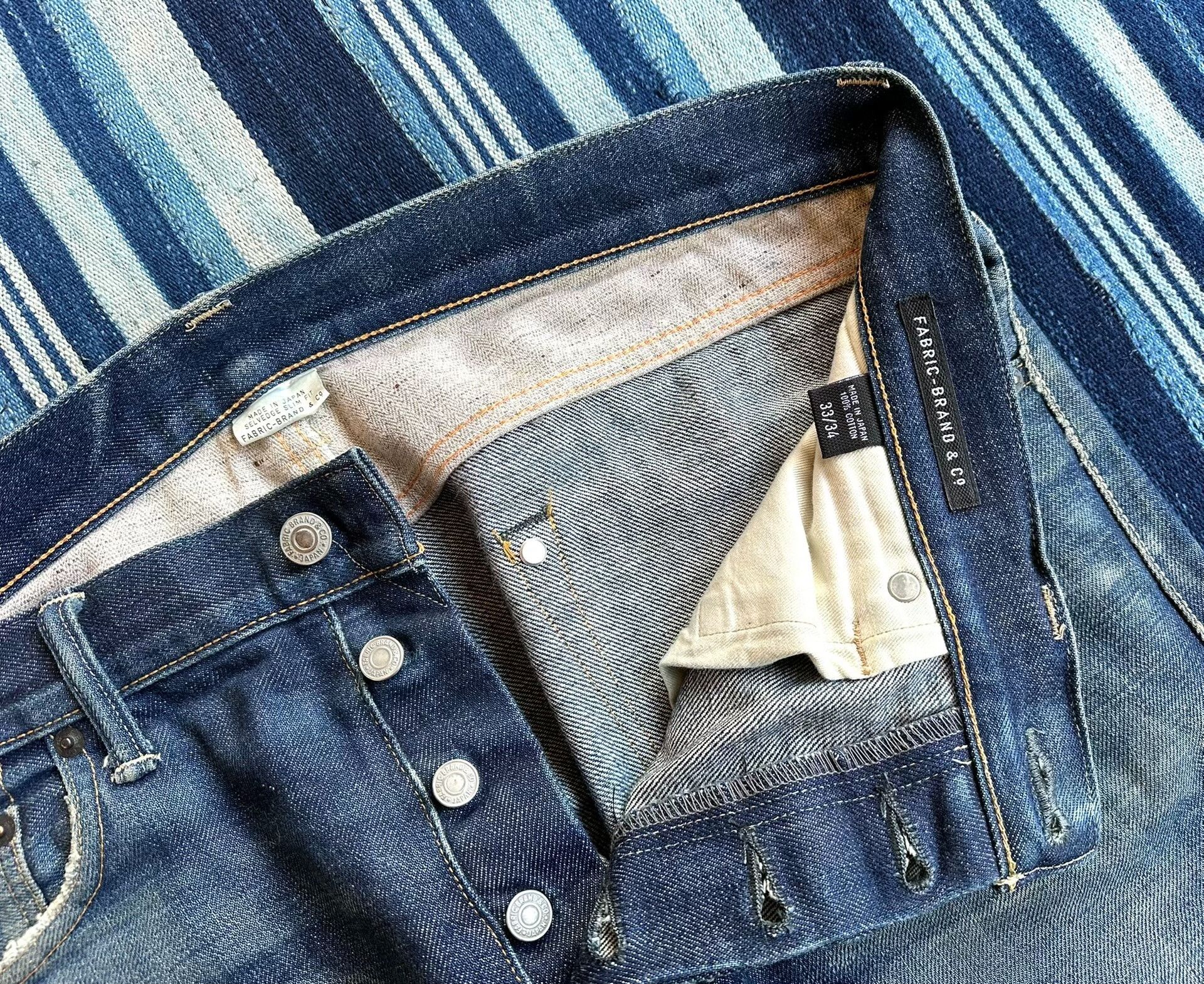 Fabric Brand & Co. brand&co selvedge denim pants Size US 33 - 4 Thumbnail
