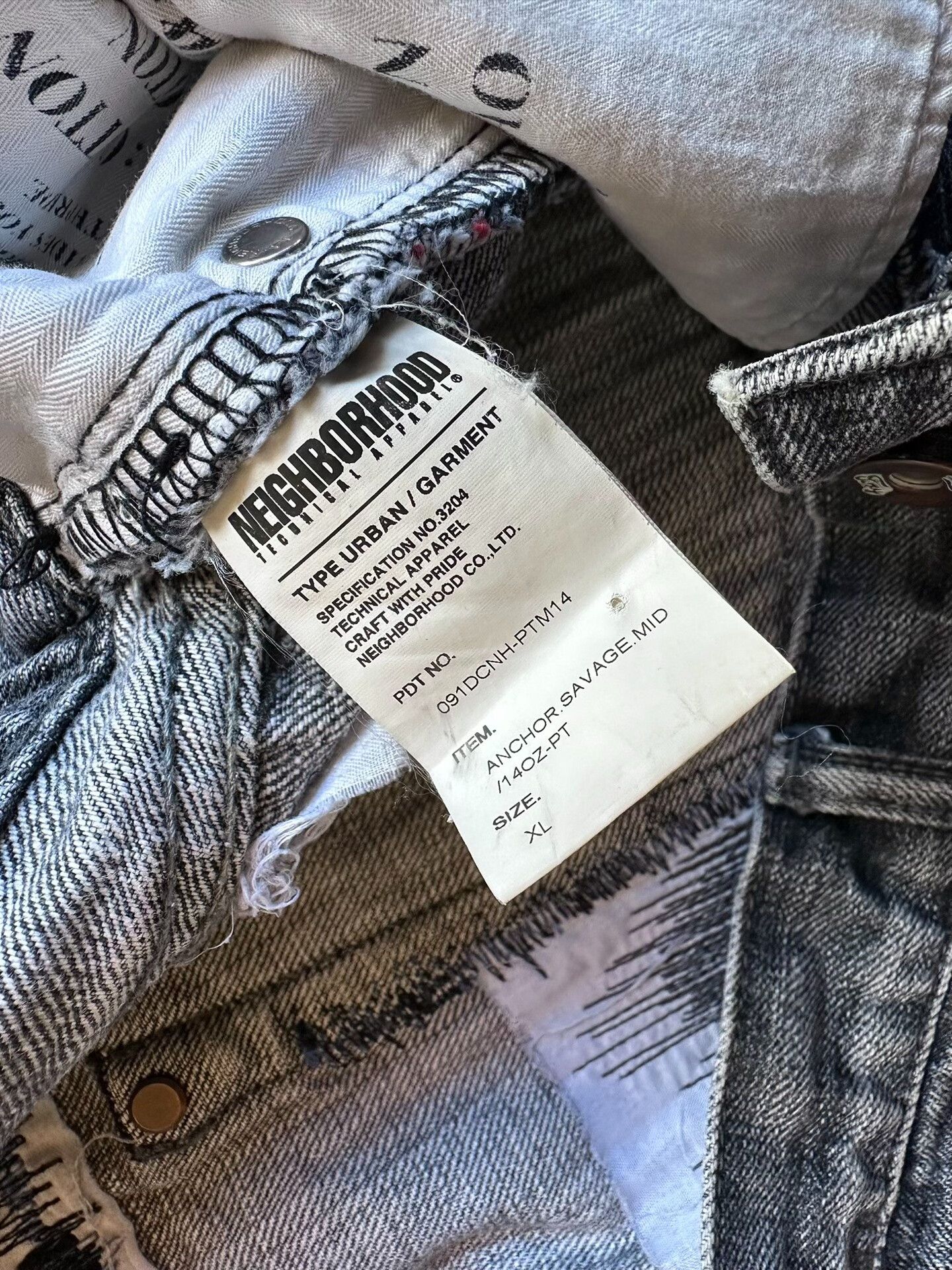 Neighborhood NEIGHBORHOOD Anchor Savage Denim Pants Size US 31 - 8 Thumbnail