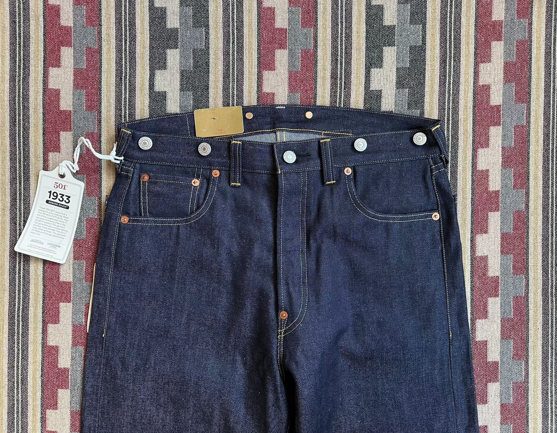 Levi's Vintage Clothing levi’s lvc 1933 501xx selvage jeans Size US 30 / EU 46 - 3 Thumbnail