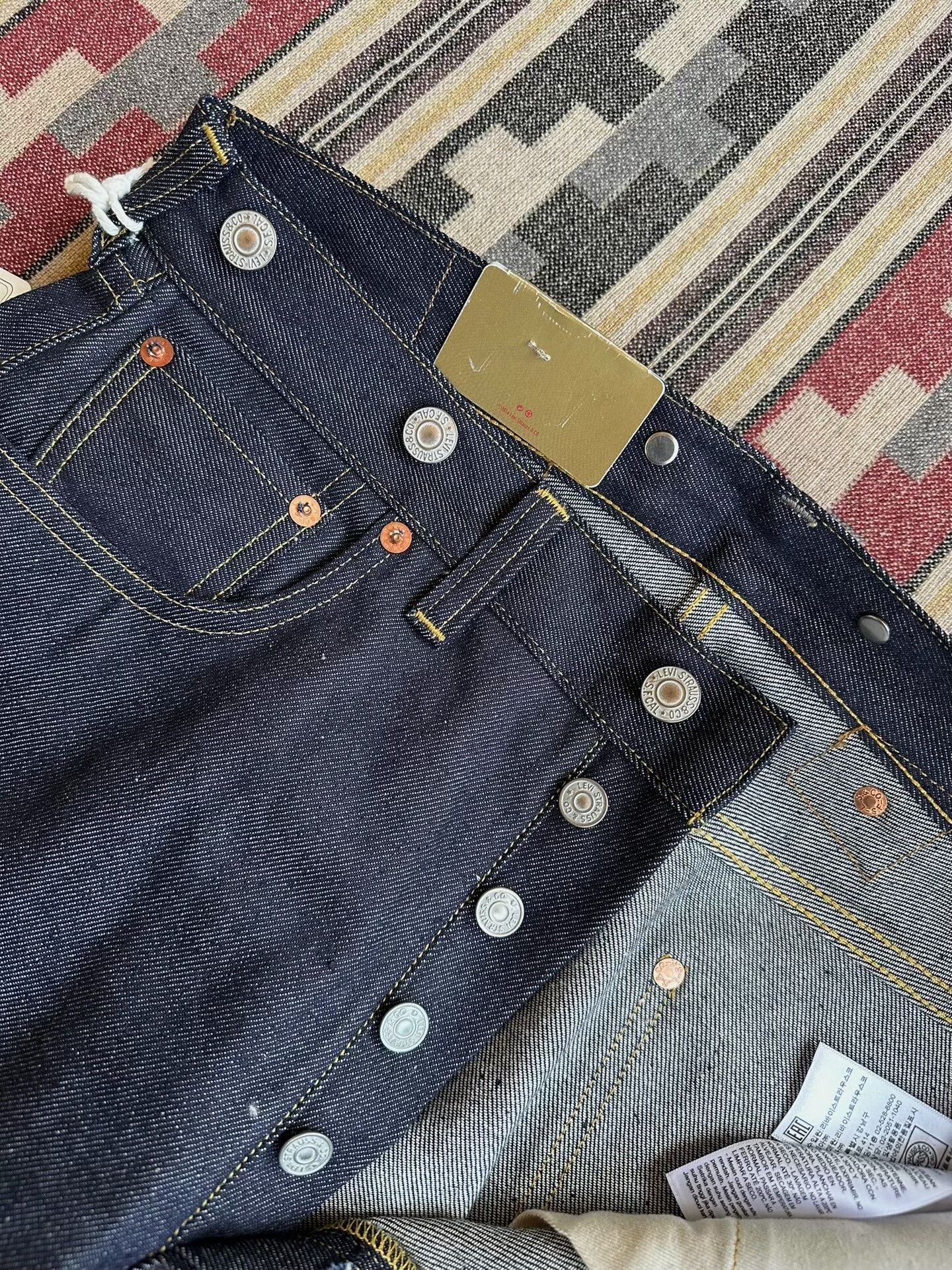Levi's Vintage Clothing levi’s lvc 1933 501xx selvage jeans Size US 30 / EU 46 - 4 Thumbnail