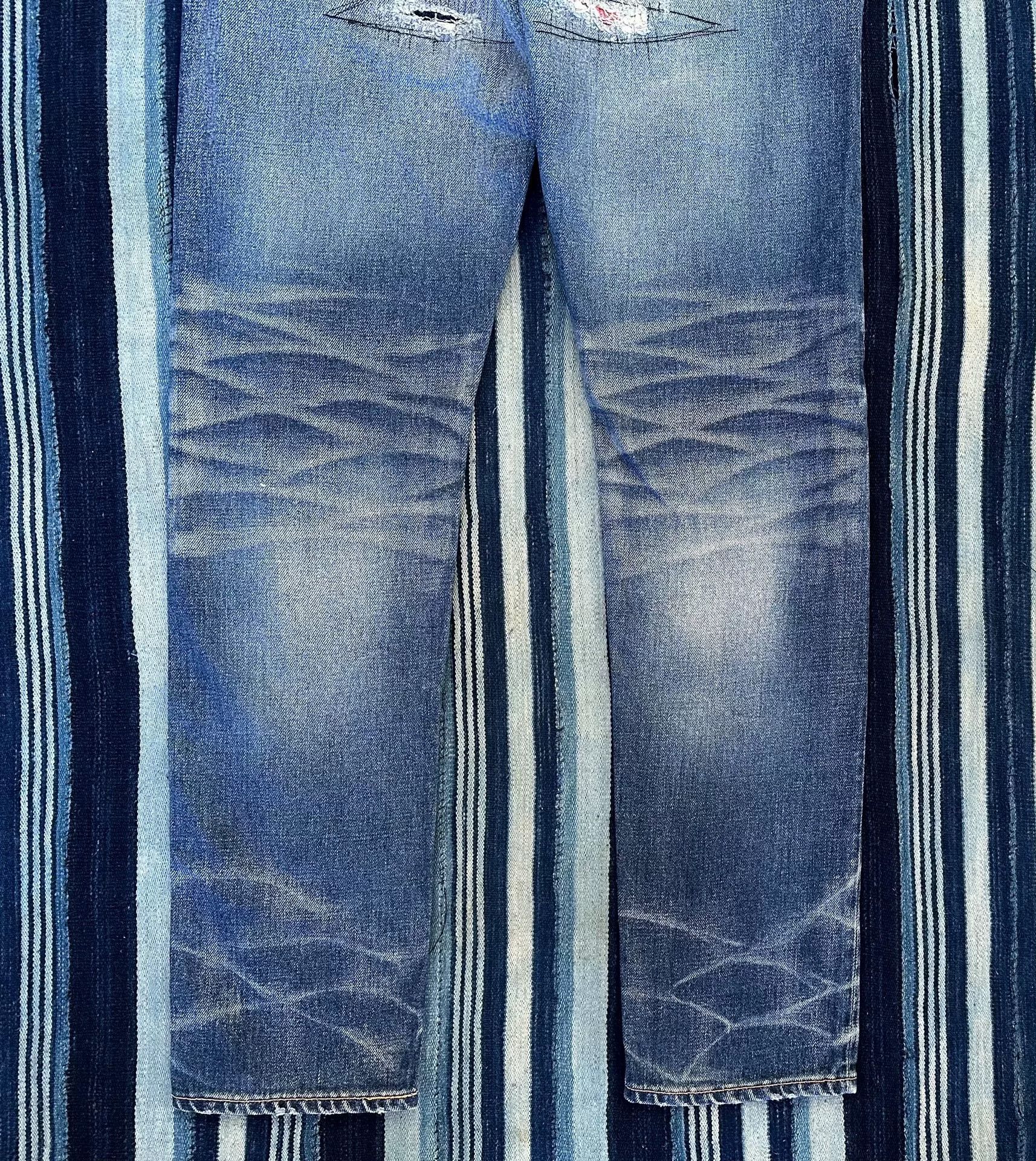 Mastercraft Union limited edition faded denim jeans Size US 34 / EU 50 - 6 Thumbnail