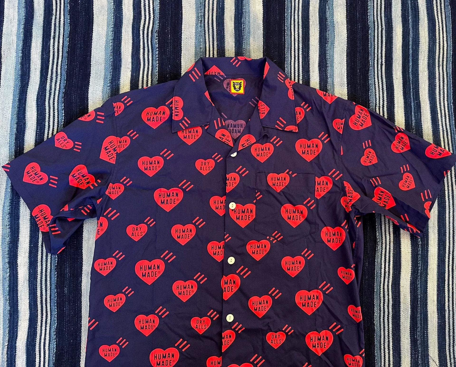 Human Made human made heart pattern aloha shirt Size US M / EU 48-50 / 2 - 3 Thumbnail