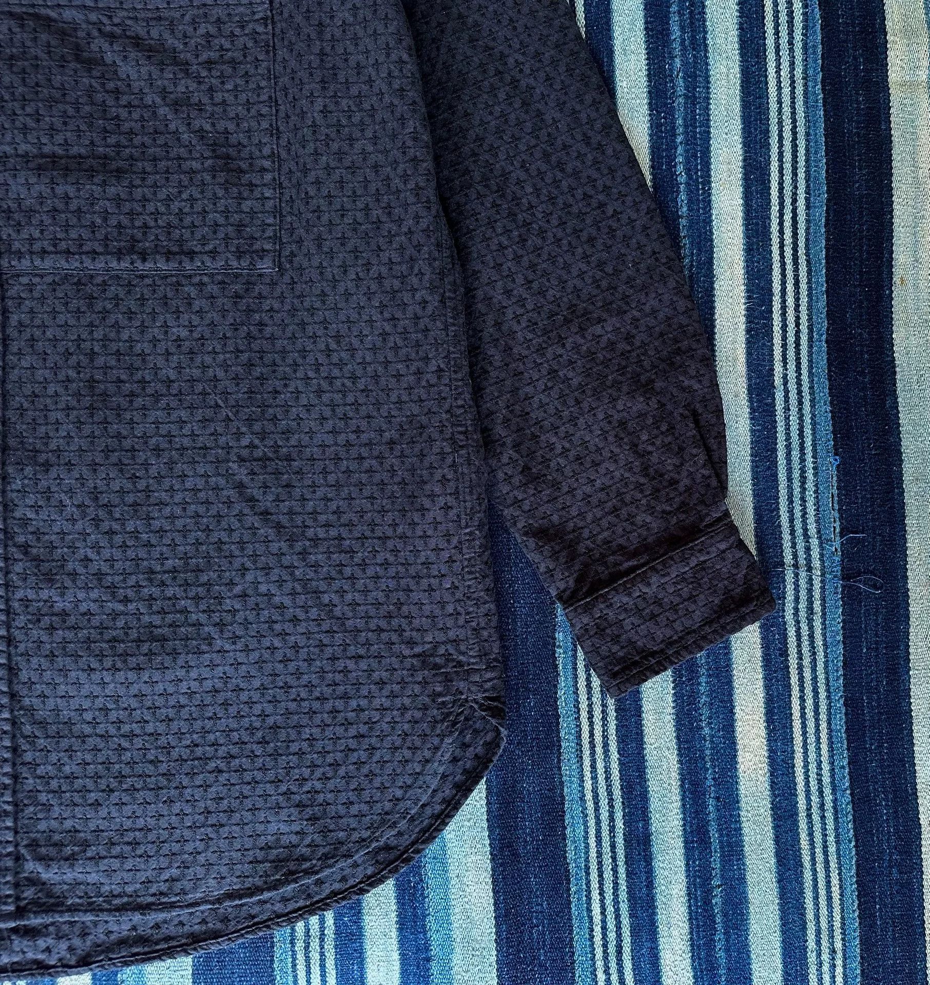 KUON kuon cross sashiko long sleeve shirt Size US S / EU 44-46 / 1 - 4 Thumbnail