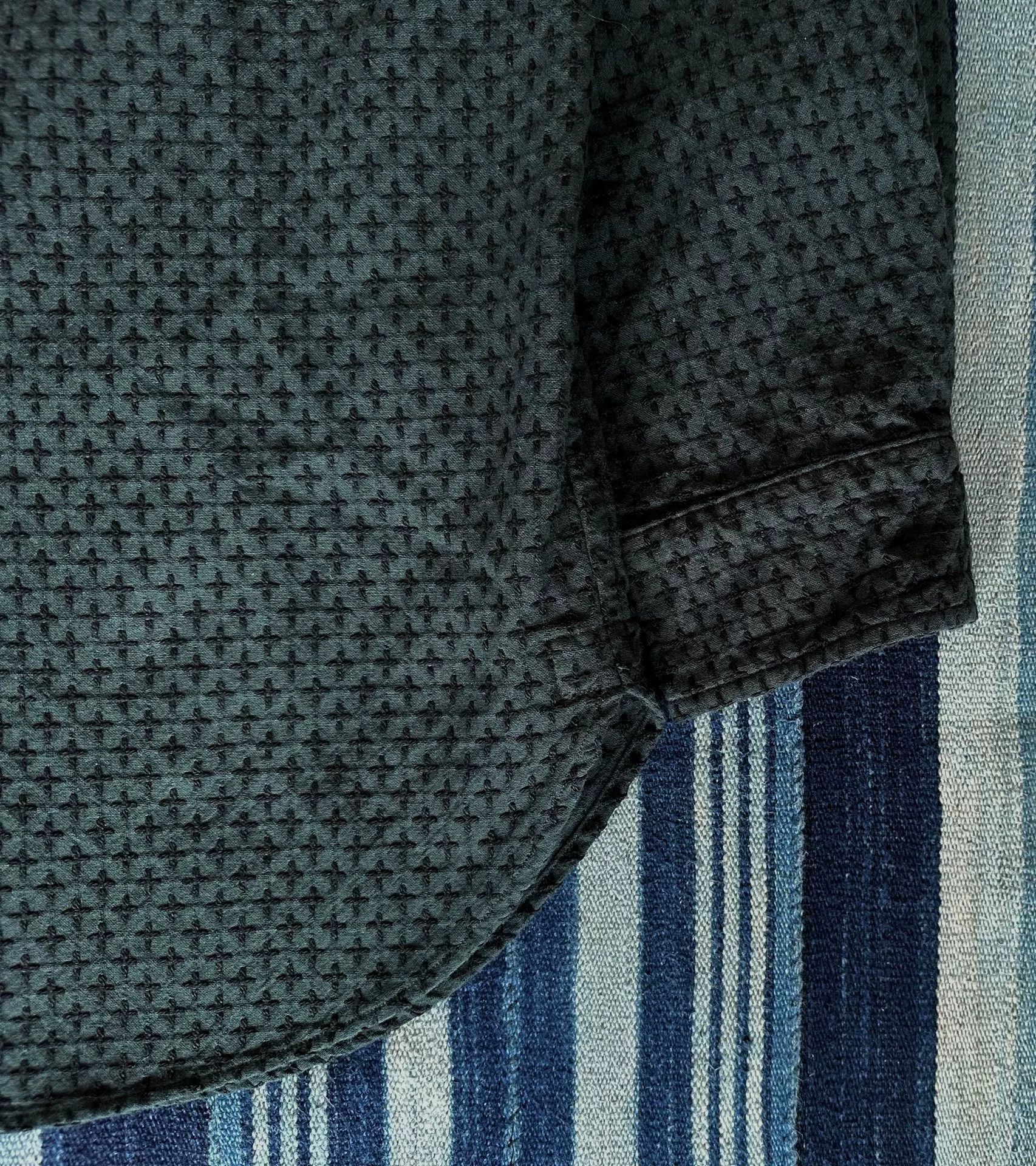 KUON kuon cross sashiko long sleeve shirt Size US S / EU 44-46 / 1 - 4 Thumbnail