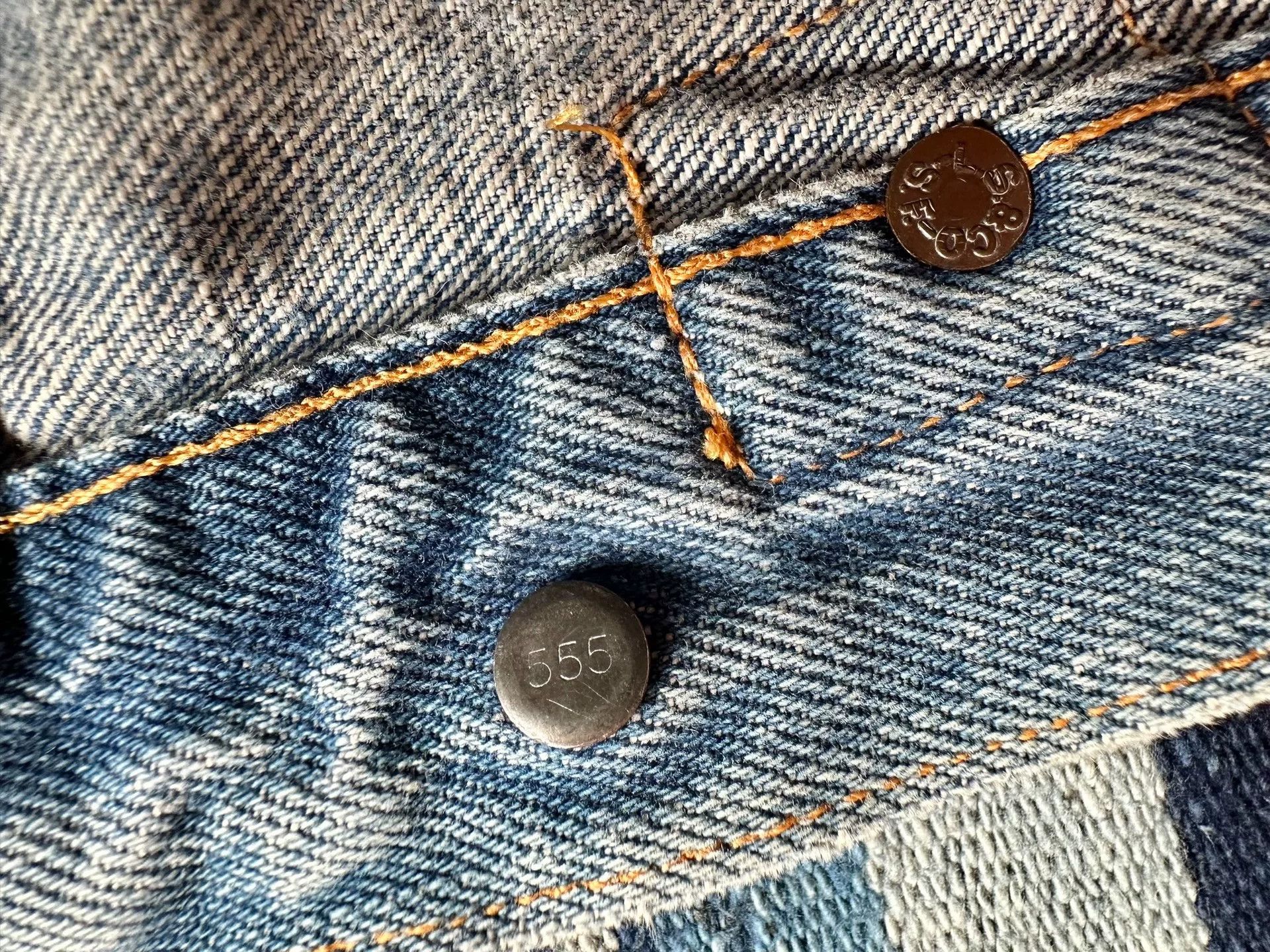 Levi's Vintage Clothing vintage levi's 555 red ear denim jeans Size US 32 / EU 48 - 6 Thumbnail