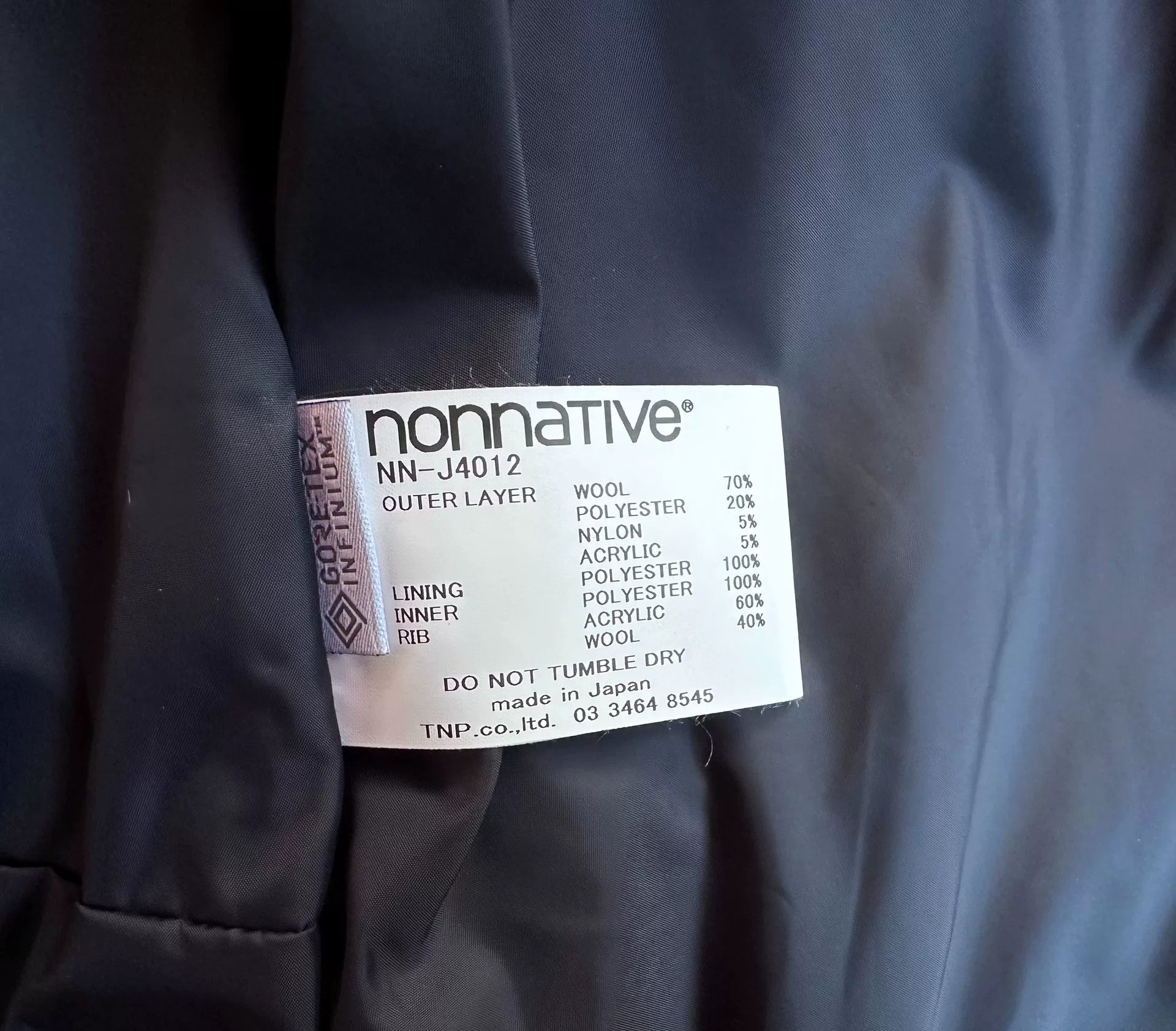 Nonnative nonnative gore-tex rider blouson jacket Size US L / EU 52-54 / 3 - 6 Thumbnail