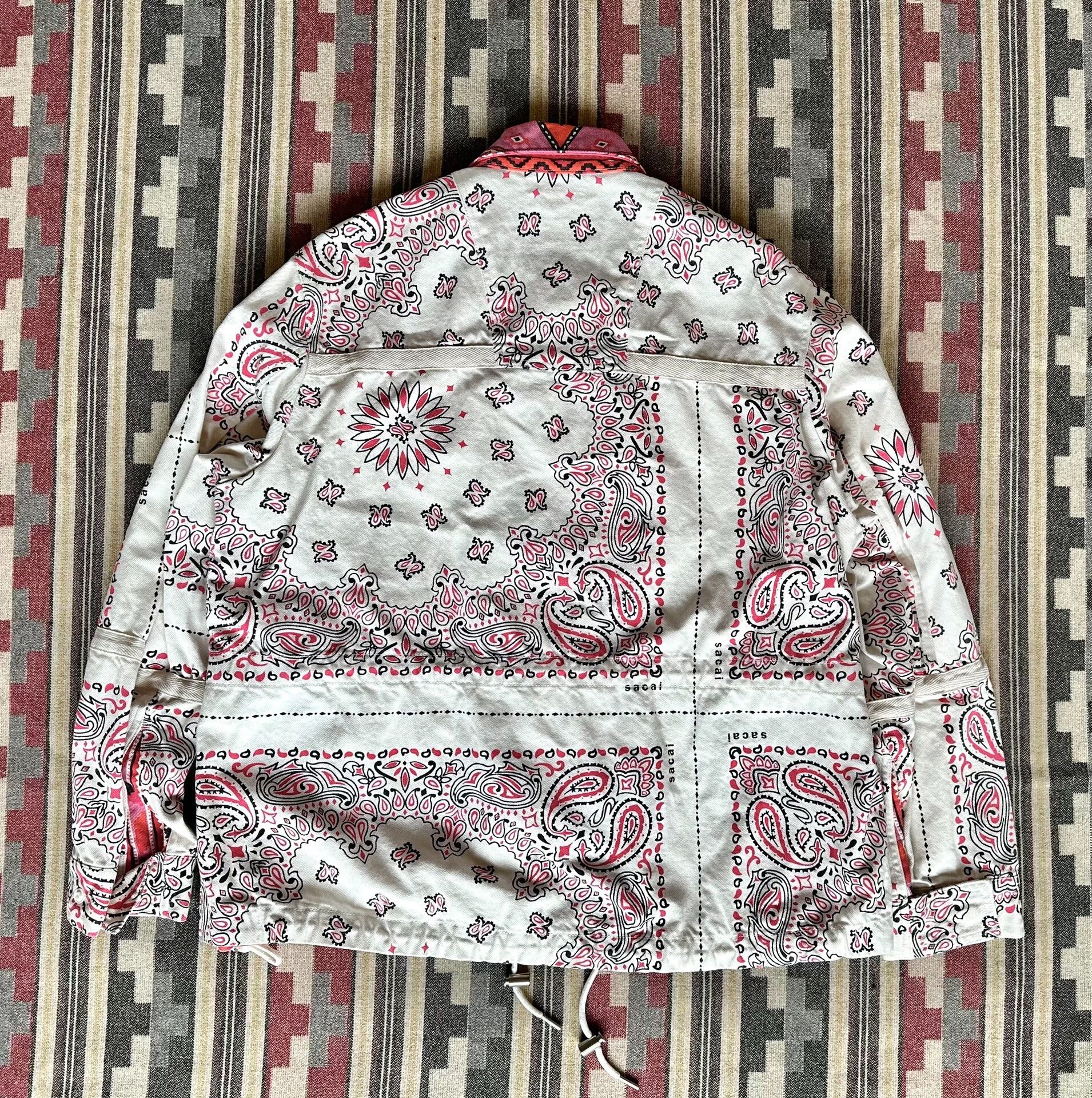 Sacai Sacai Bandana Print Blouson Jacket Size US M / EU 48-50 / 2 - 2 Thumbnail