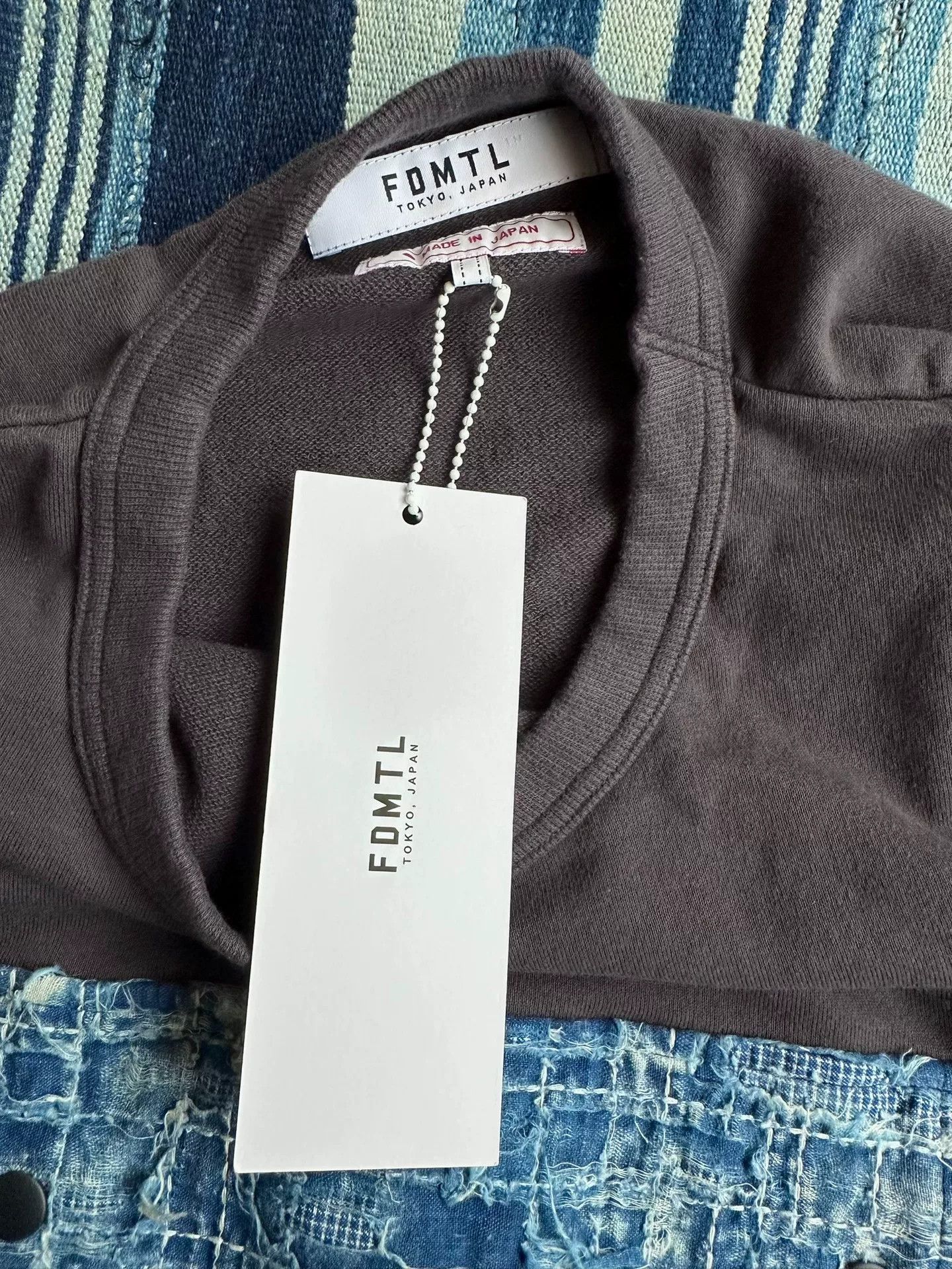 FDMTL fdmtl boro big pocket t-shirt gray Size US L / EU 52-54 / 3 - 7 Thumbnail