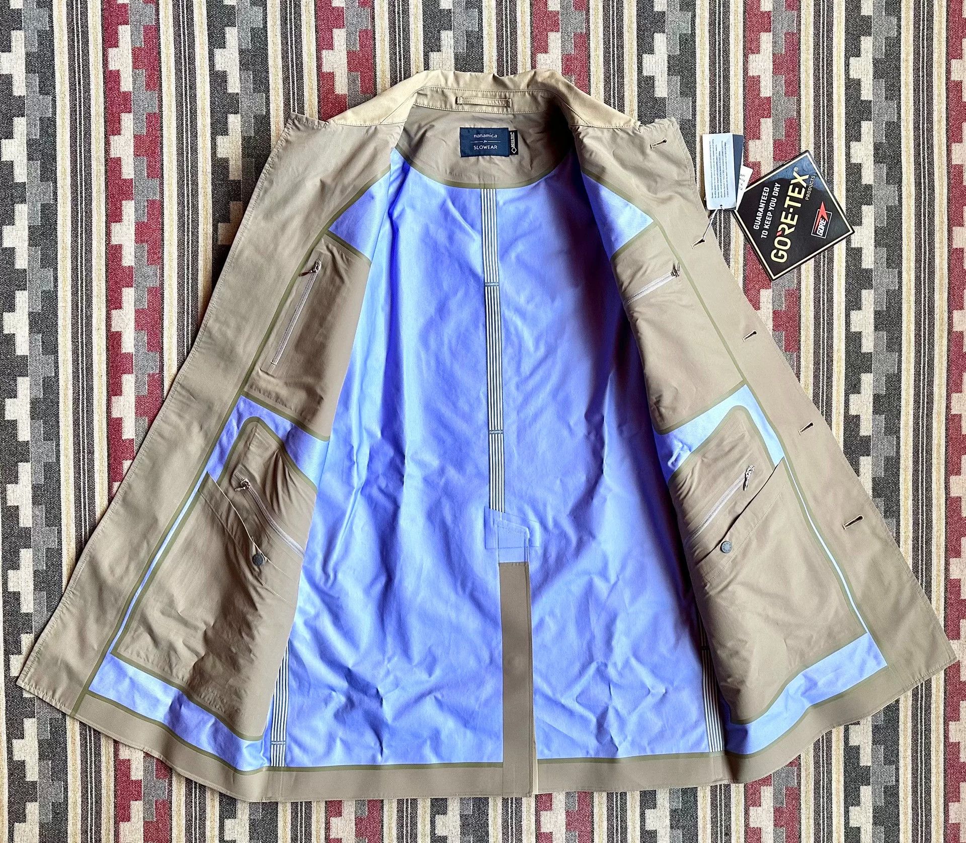 Nanamica nanamica x Slowear GORE-TEX Coat Beige Size US S / EU 44-46 / 1 - 3 Thumbnail