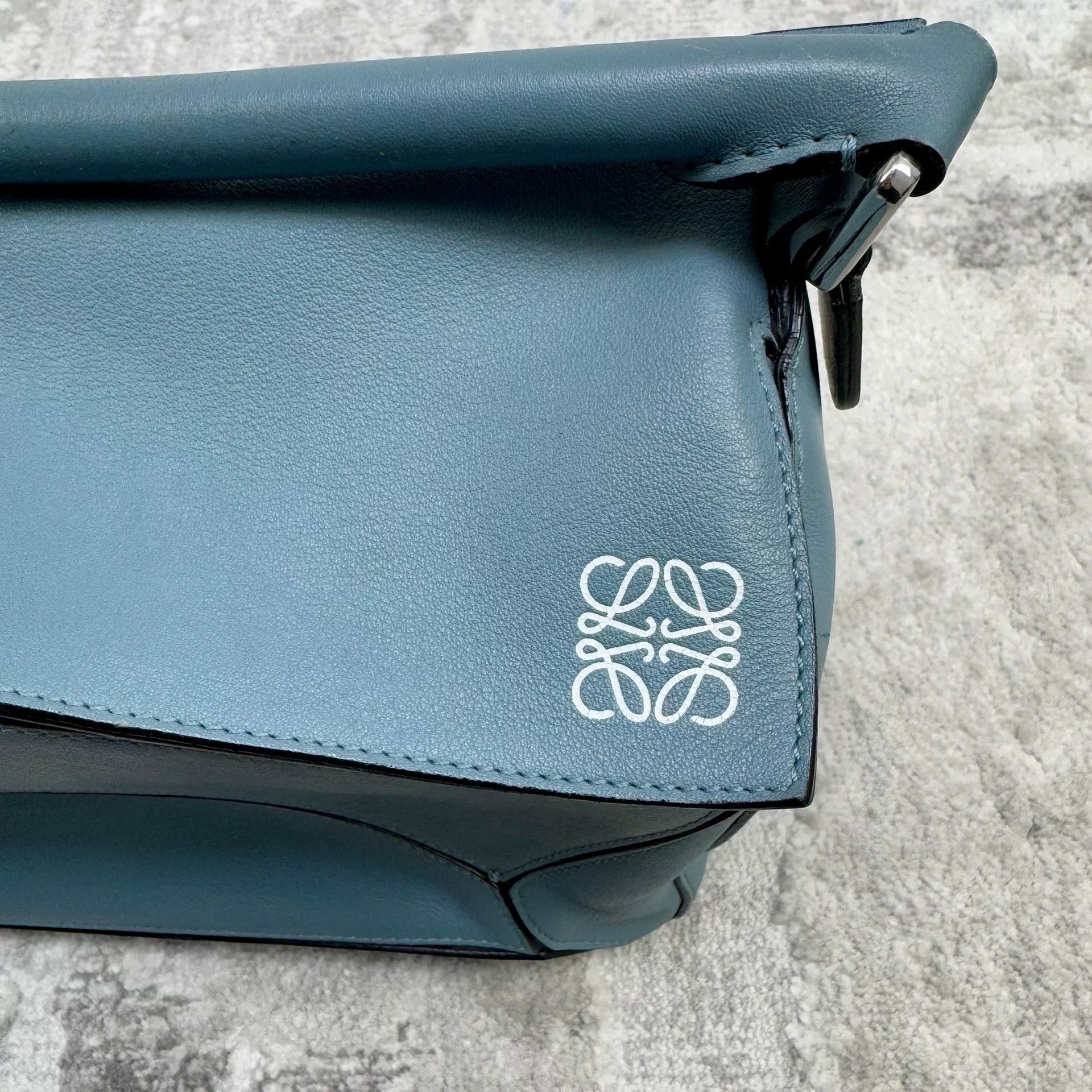 Loewe classic Loewe puzzle bag in foggy blue Size ONE SIZE - 3 Thumbnail