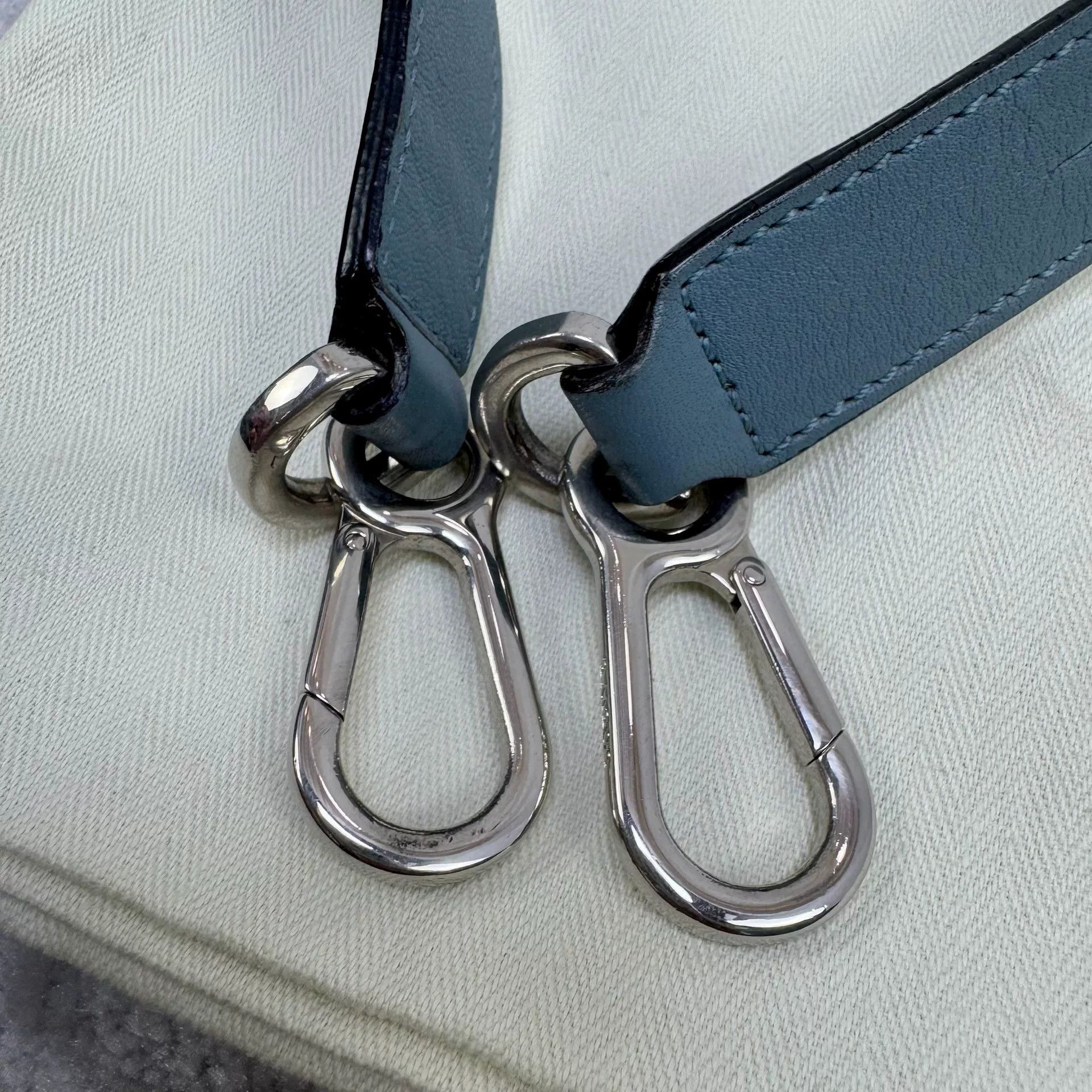 Loewe classic Loewe puzzle bag in foggy blue Size ONE SIZE - 9 Thumbnail