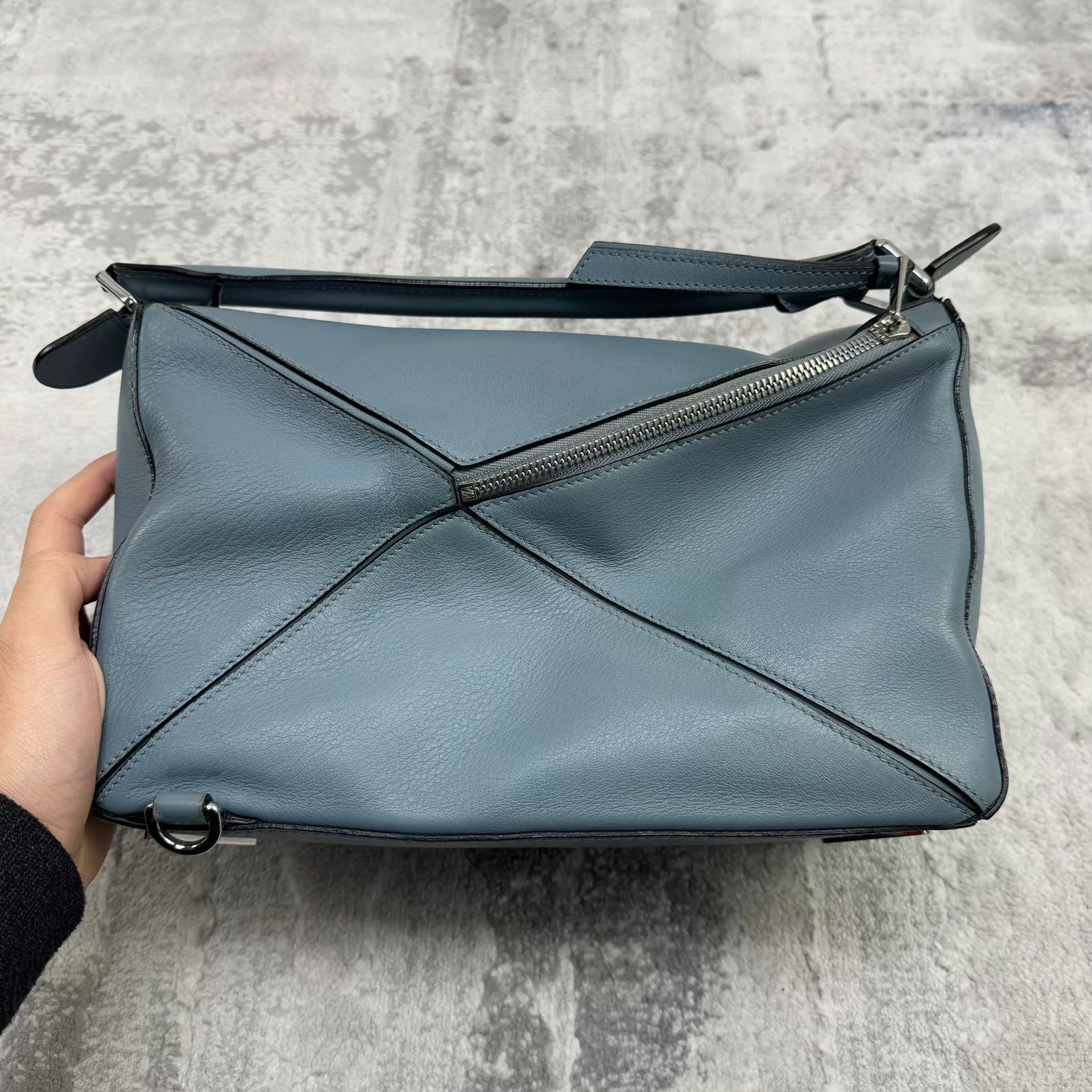Loewe classic Loewe puzzle bag in foggy blue Size ONE SIZE - 2 Thumbnail