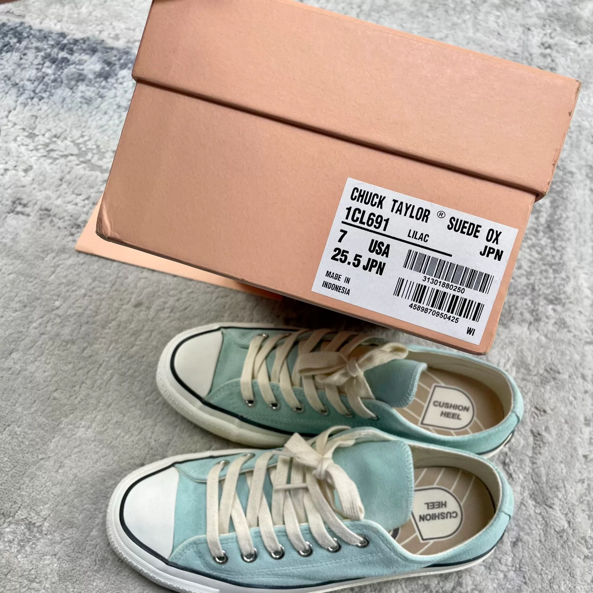 Converse mint green low-top canvas sneakers Size US 7 / EU 40 - 7 Thumbnail