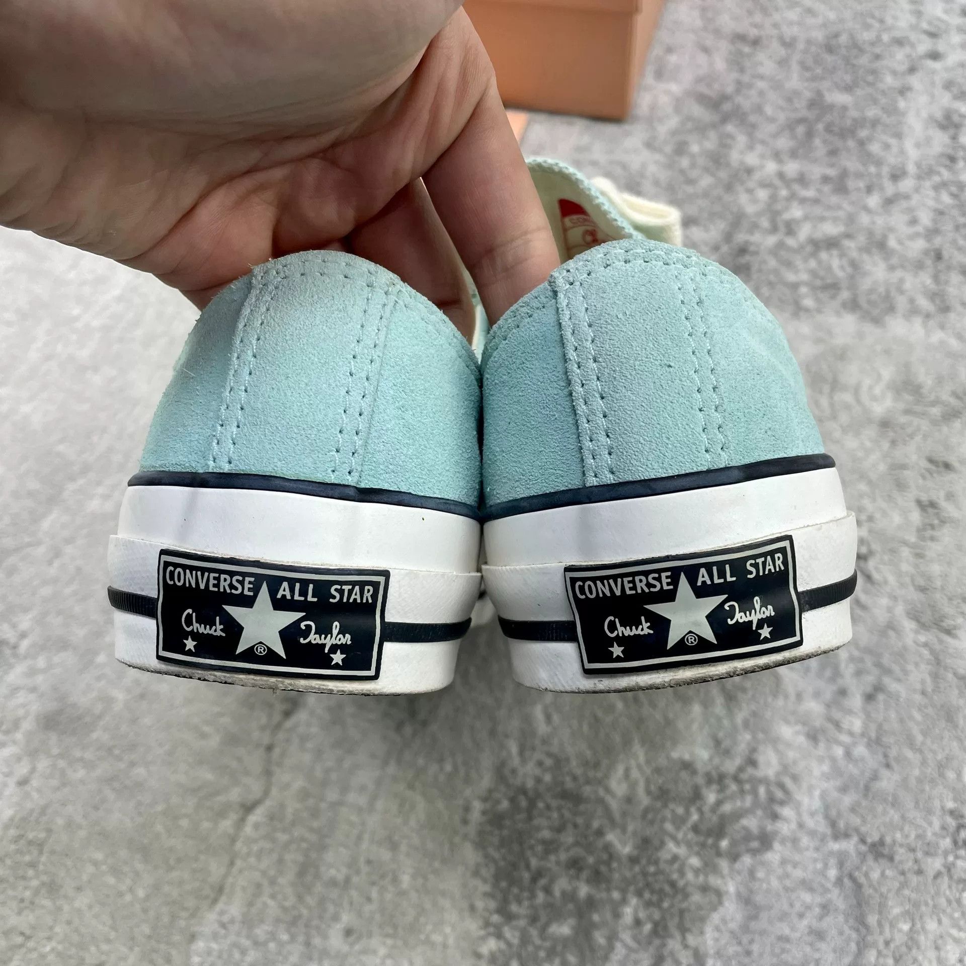Converse mint green low-top canvas sneakers Size US 7 / EU 40 - 4 Thumbnail