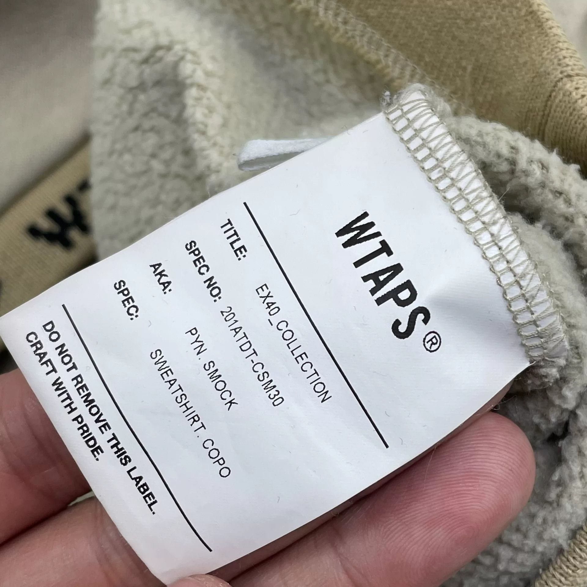 Wtaps WTAPS PYN Smock Fleece Pullover Sweatshirt Size US M / EU 48-50 / 2 - 5 Thumbnail