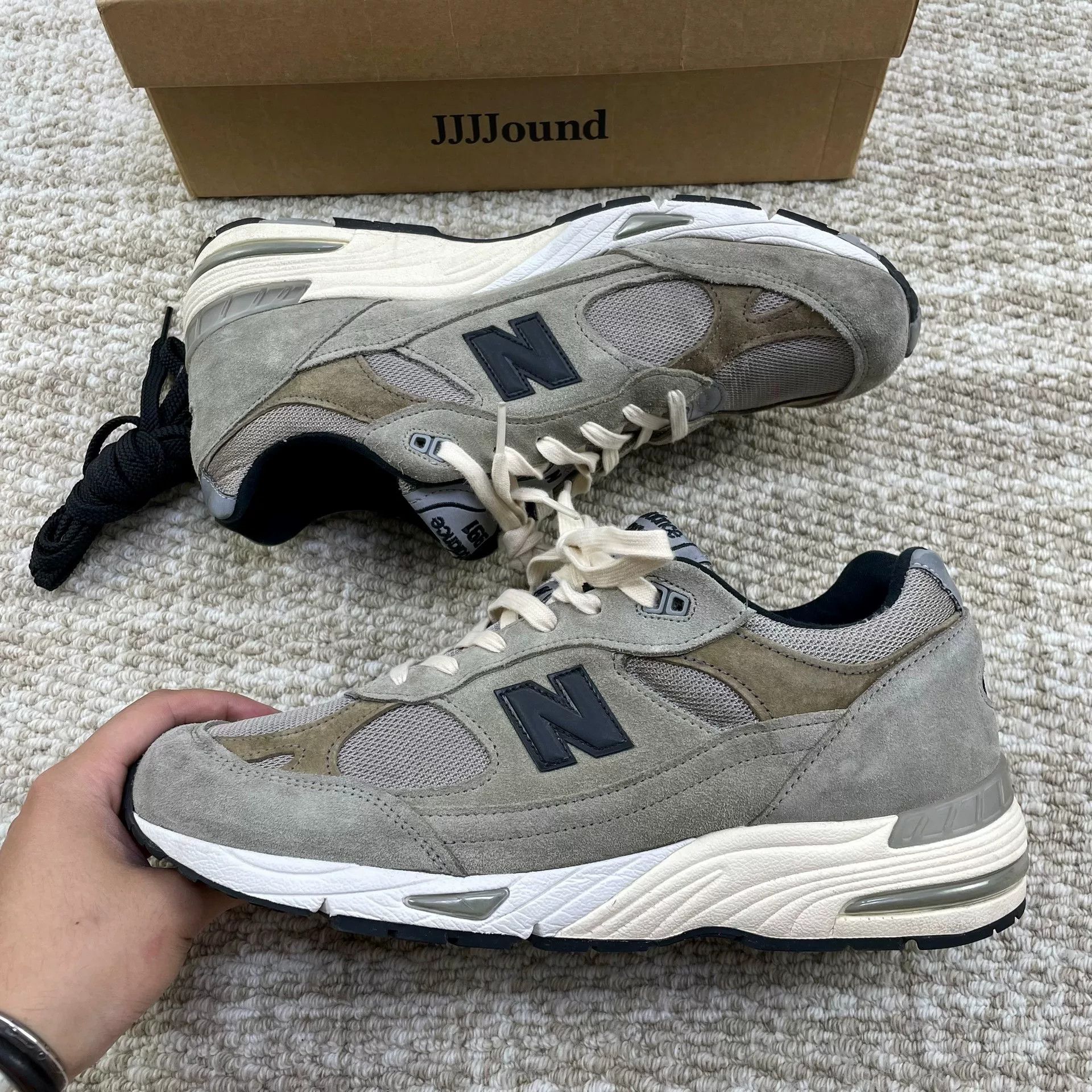 JJJJound jjjjound x new balance 991 retro sneakers Size US 9 / EU 42 - 3 Thumbnail