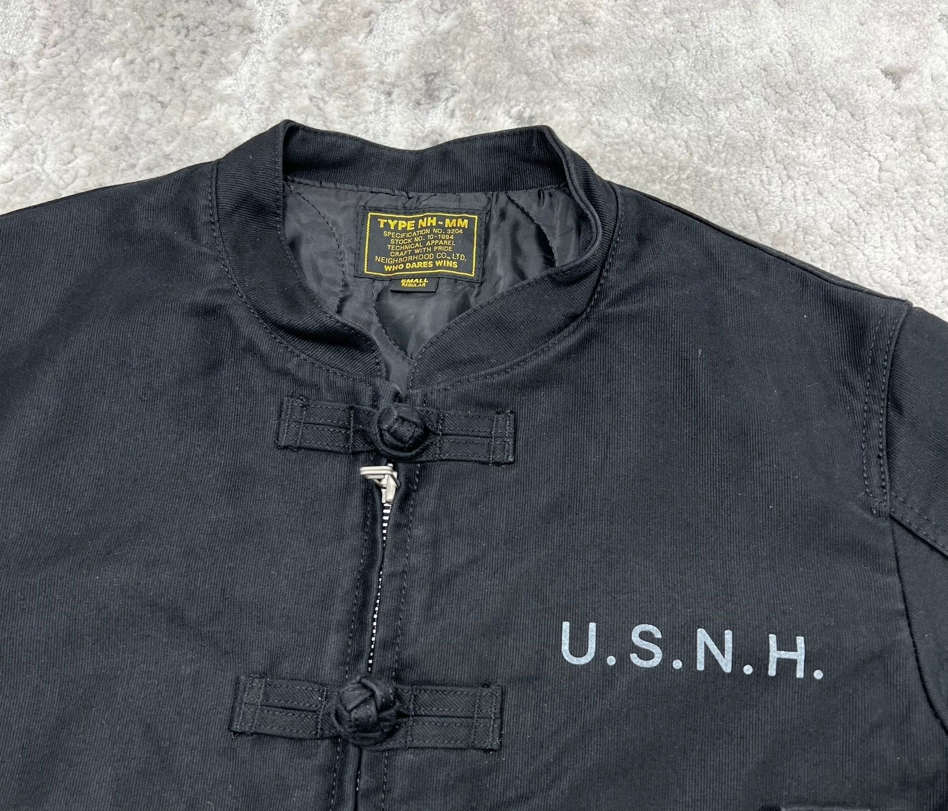 Neighborhood black cotton military-style jacket Size US S / EU 44-46 / 1 - 4 Thumbnail