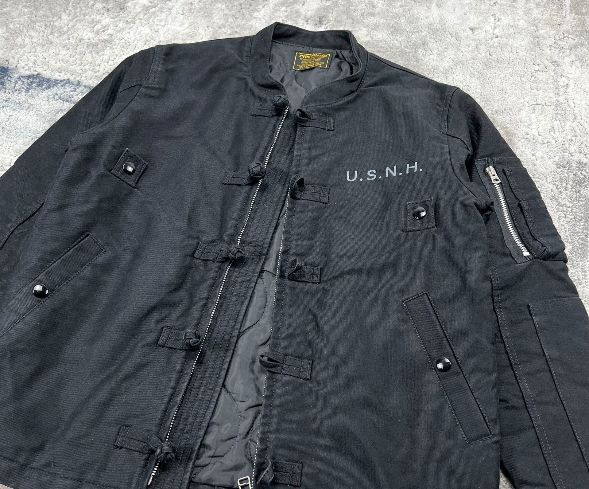 Neighborhood black cotton military-style jacket Size US S / EU 44-46 / 1 - 5 Thumbnail