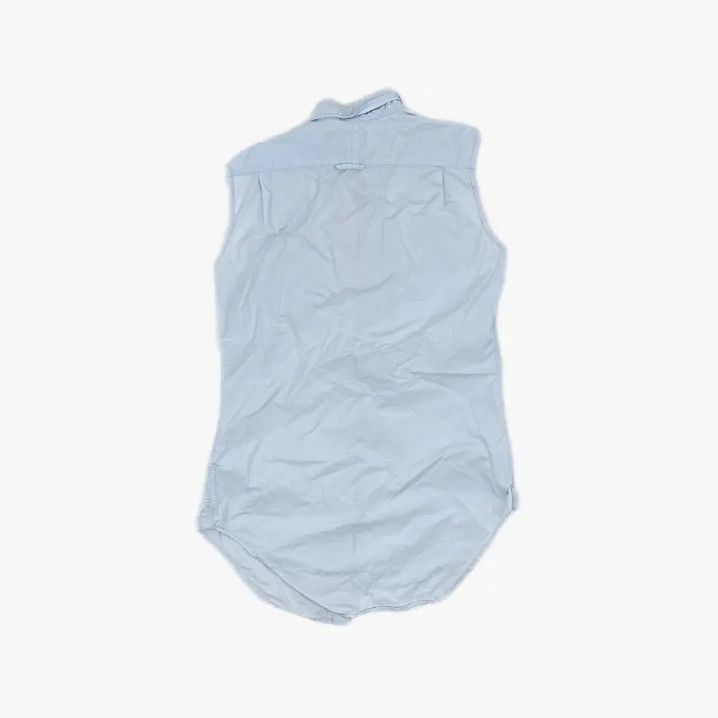 Thom Browne Thom Browne Casual Sleeveless Shirt in Blue Size US S / EU 44-46 / 1 - 3 Thumbnail