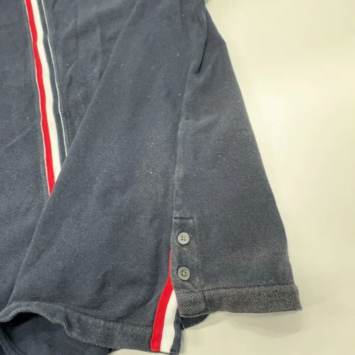Thom Browne Thom Browne Navy Stripe Cotton Crew Neck T-Shirt Size US M / EU 48-50 / 2 - 15 Thumbnail