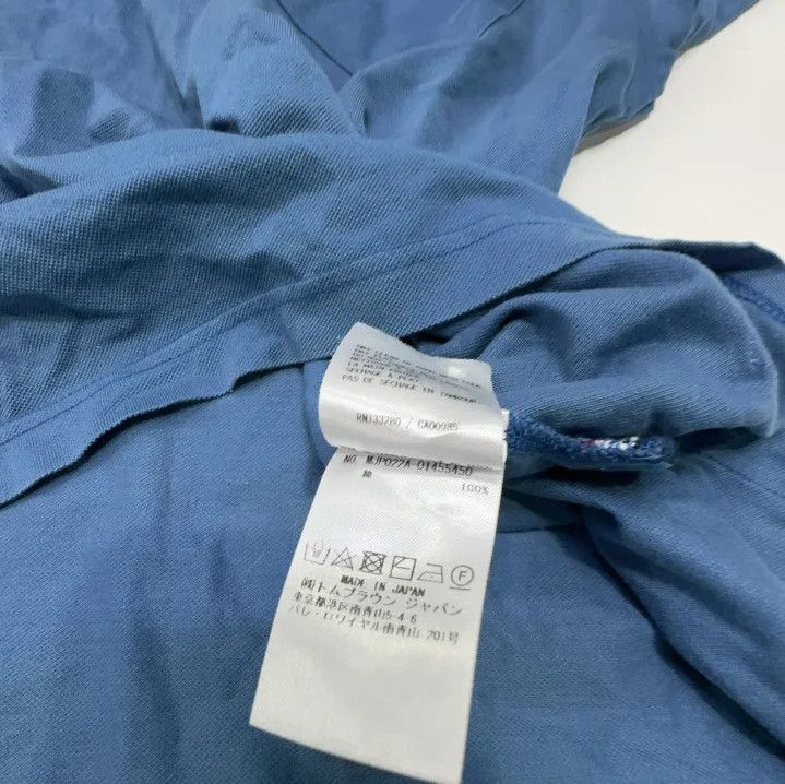 Thom Browne Thom Browne Blue Casual Short Sleeve Polo Size US S / EU 44-46 / 1 - 6 Thumbnail