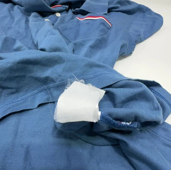 Thom Browne Thom Browne Blue Casual Short Sleeve Polo Size US S / EU 44-46 / 1 - 5 Thumbnail
