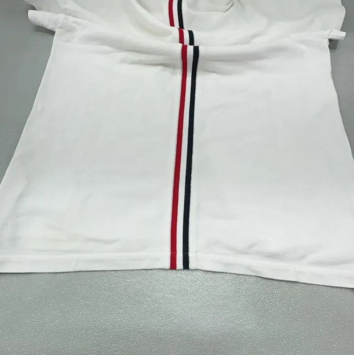 Thom Browne Thom Browne Classic Striped Short Sleeve Polo Size US M / EU 48-50 / 2 - 12 Thumbnail