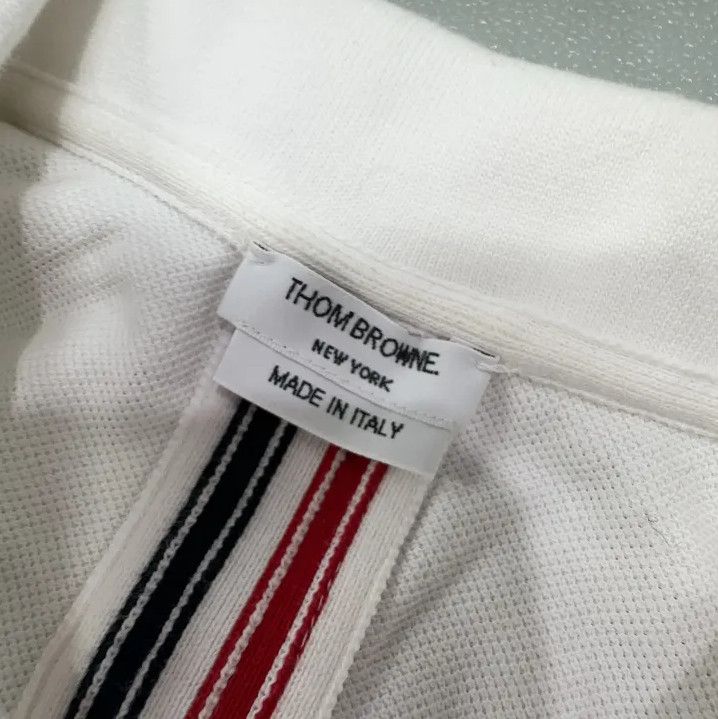 Thom Browne Thom Browne Classic Striped Short Sleeve Polo Size US M / EU 48-50 / 2 - 6 Thumbnail