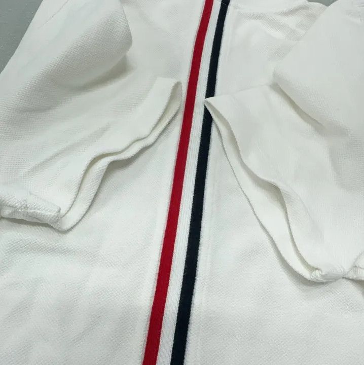 Thom Browne Thom Browne Classic Striped Short Sleeve Polo Size US M / EU 48-50 / 2 - 11 Thumbnail