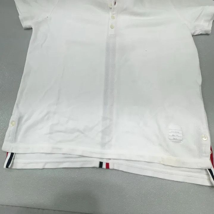 Thom Browne Thom Browne Classic Striped Short Sleeve Polo Size US M / EU 48-50 / 2 - 9 Thumbnail