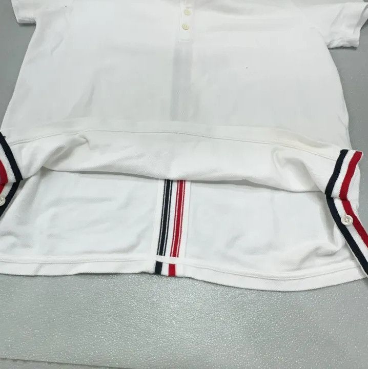 Thom Browne Thom Browne Classic Striped Short Sleeve Polo Size US M / EU 48-50 / 2 - 10 Thumbnail